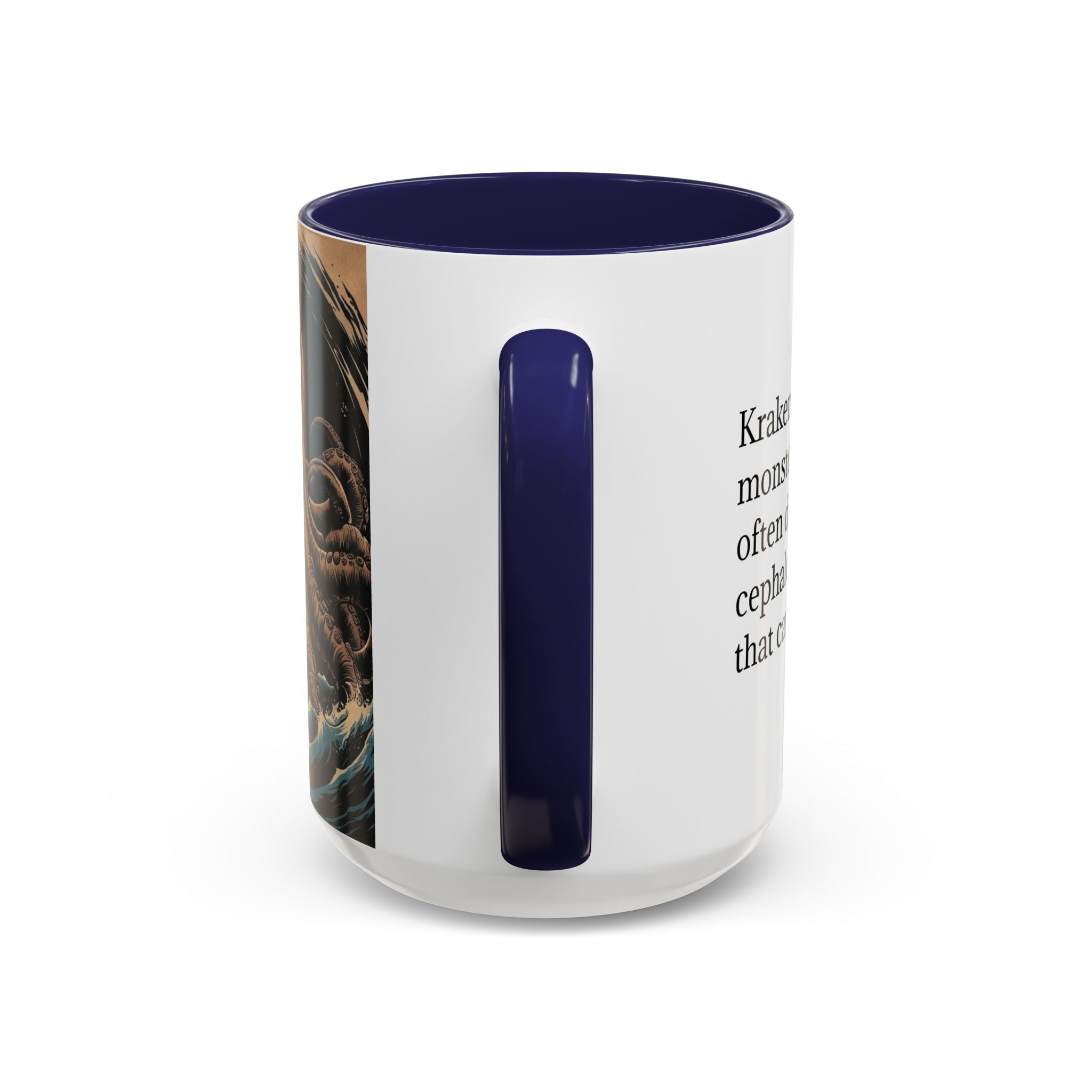Kraken Coffee Mug: Giant Squid Coffee Cup, Sea Creature, Mugs for Men