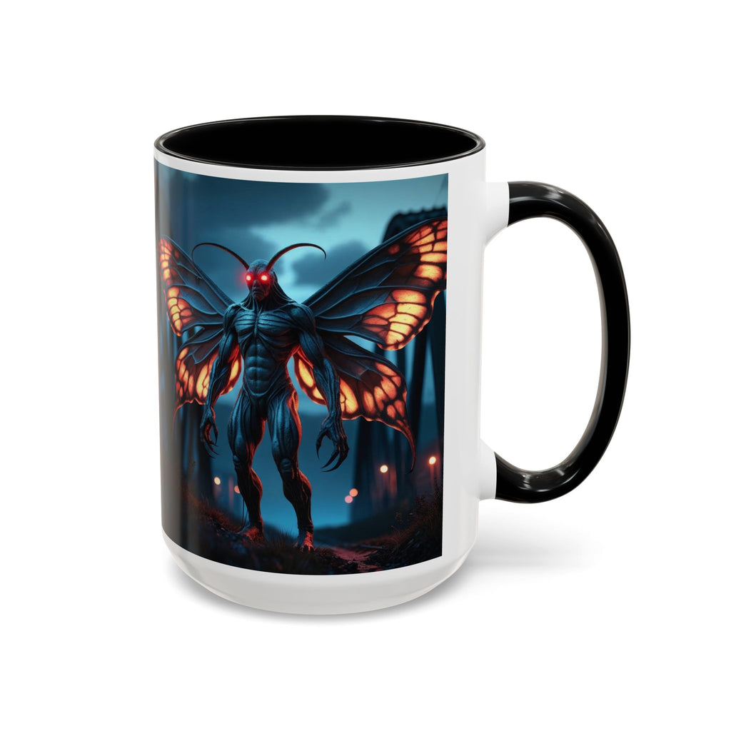 Mothman Coffee Mug: Supernatural Monster, Legendary Creature, Cryptid Gift (Bridge)