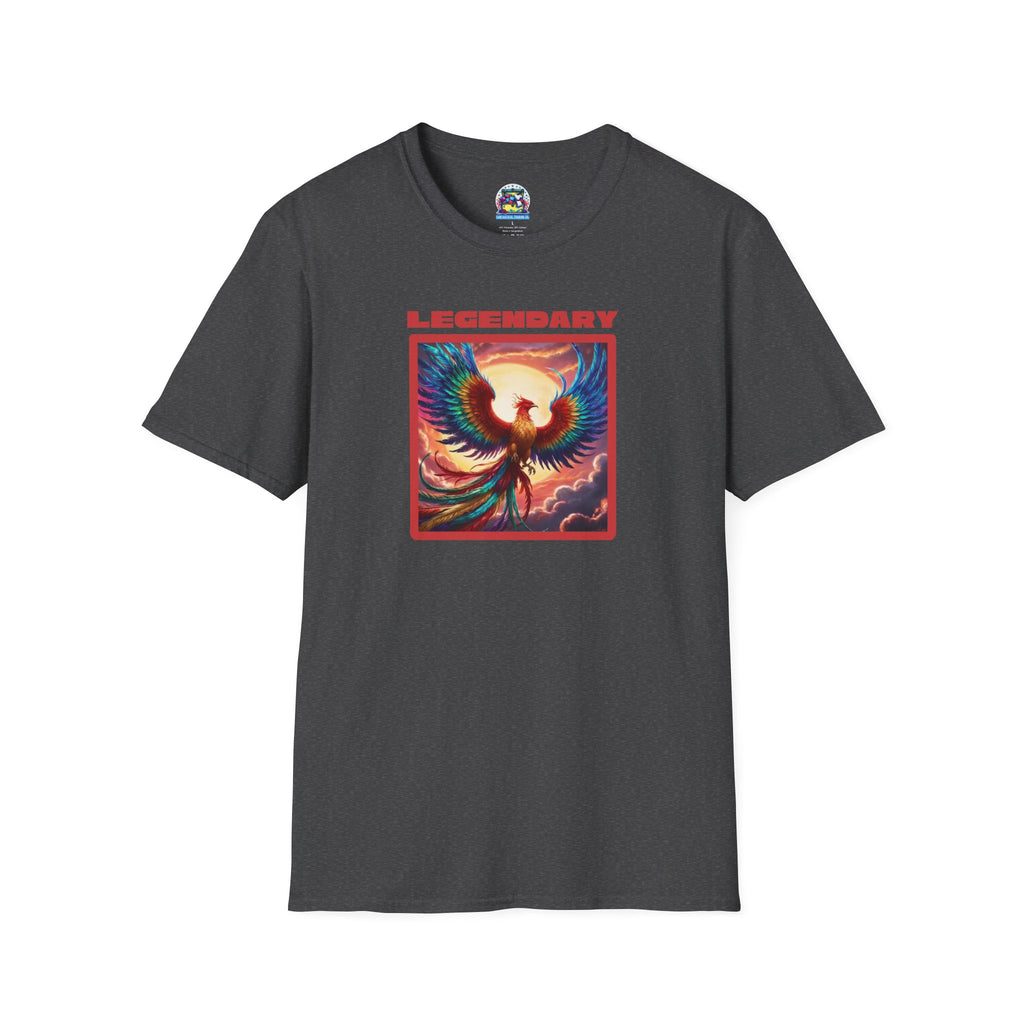 Phoenix Graphic Tee: Legendary Bird, Soft Cotton Shirt, Phoenix Rising Gift