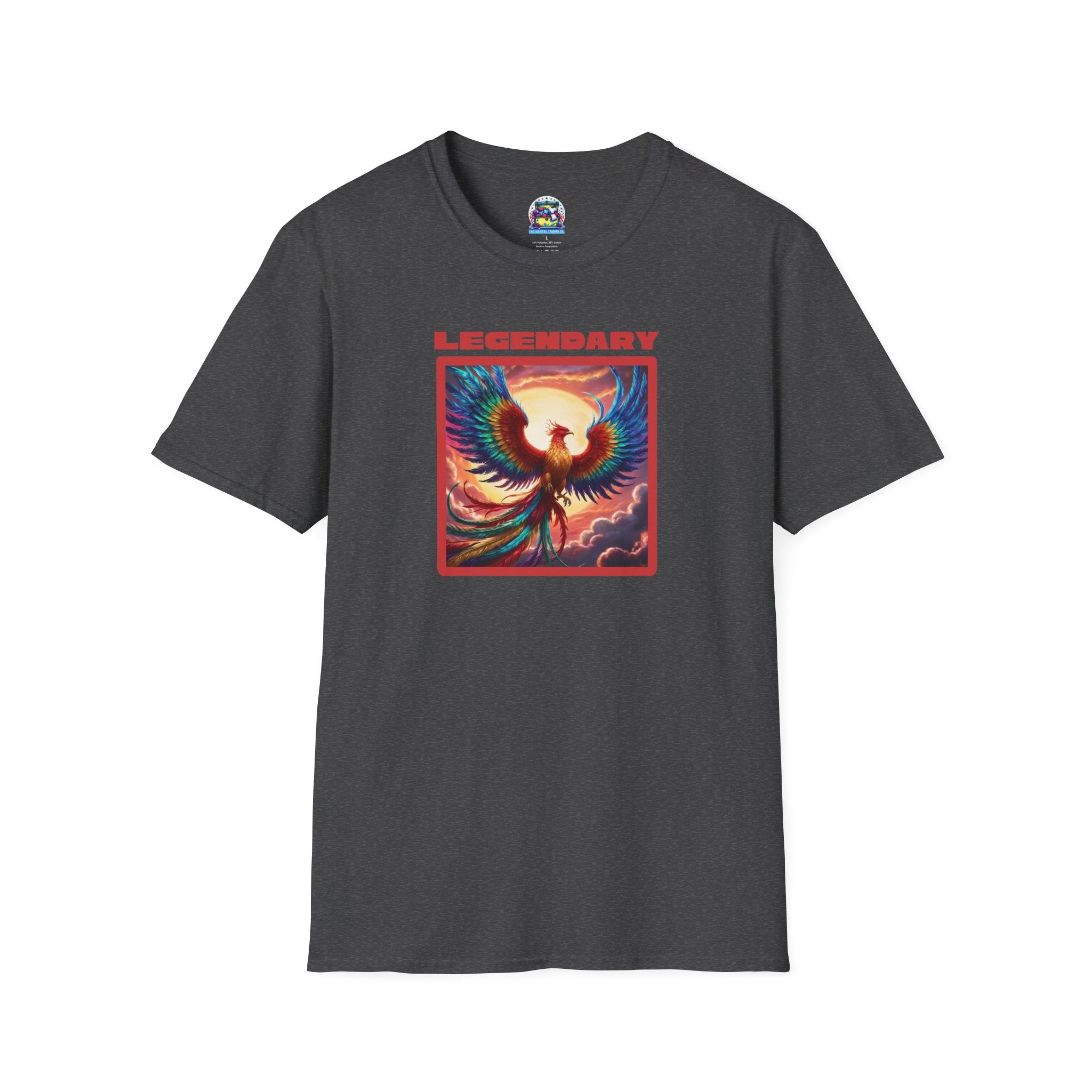 Phoenix Graphic Tee: Legendary Bird, Soft Cotton Shirt, Phoenix Rising Gift