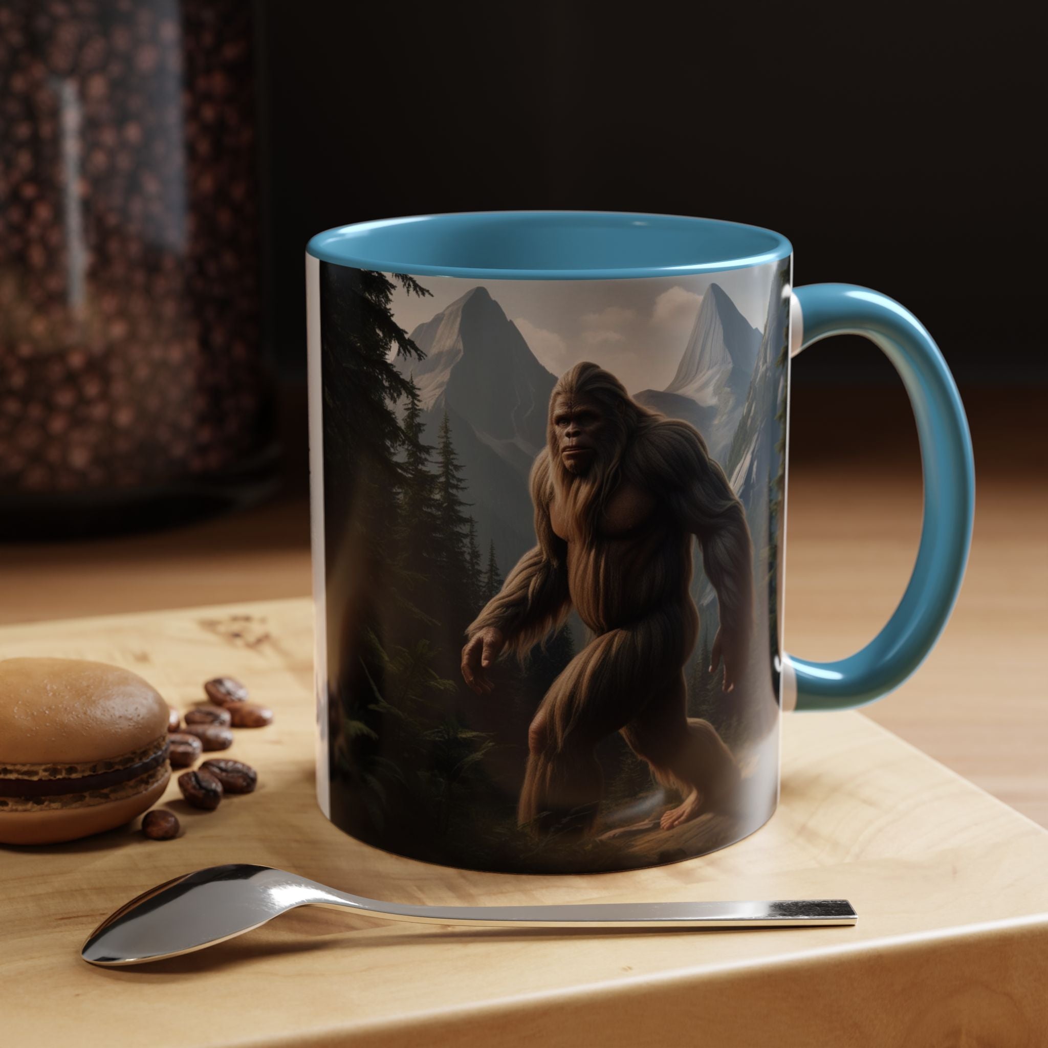 Bigfoot Coffee Mug: Sasquatch, Mythical Creature, Pacific Northwest Cryptid