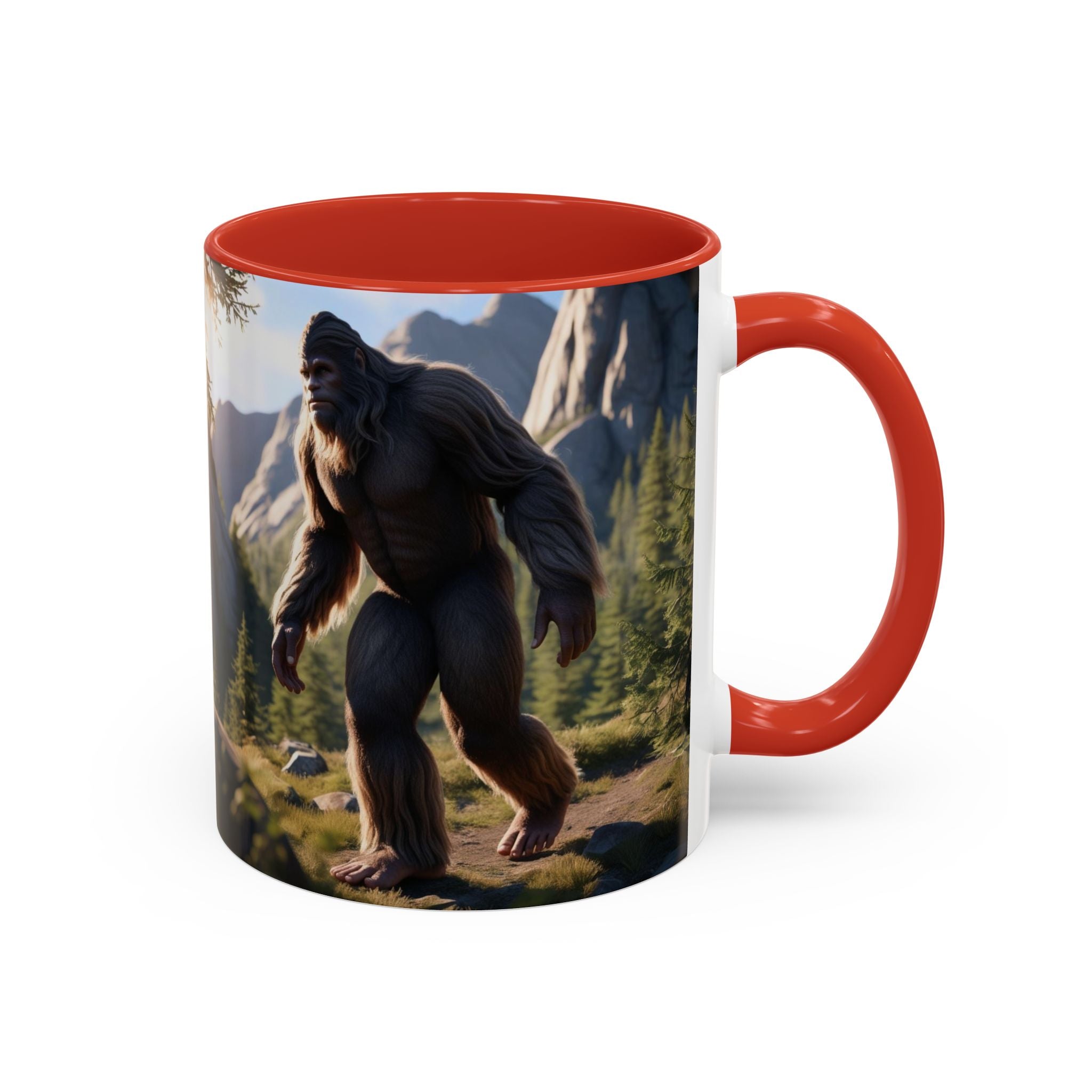 Bigfoot Coffee Cup: Sasquatch Coffee Mug, Pacific Northwest Cryptid, Mythical Creature