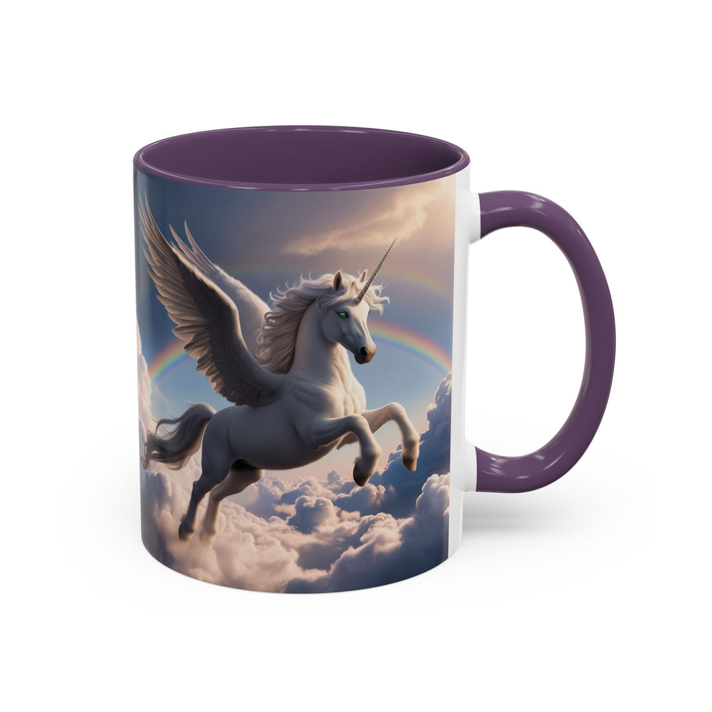 Unicorn Coffee Mug: Enchanted Alicorn, Mythical Creature, Fairytale Gift (Pink)