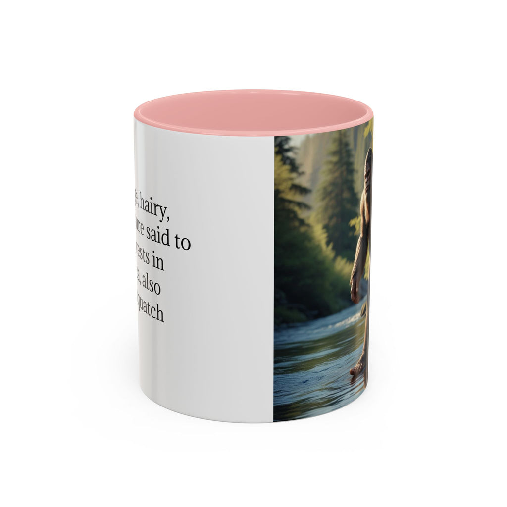 Bigfoot Coffee Mug: Sasquatch, Forest Cryptid, Mythical Creature, Camping Gift