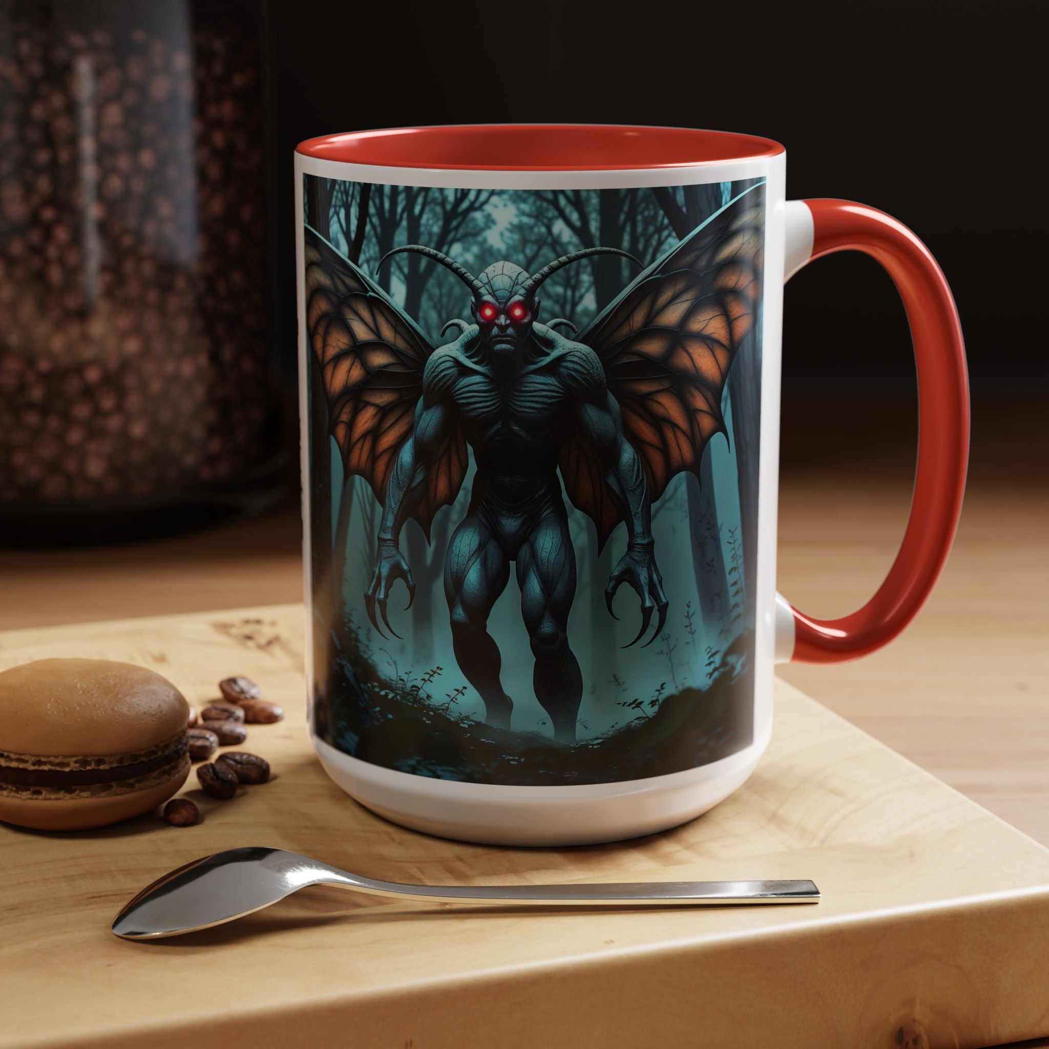 Mothman Mug: Supernatural Coffee Cup, Mythical Creature, Urban Legend (Forrest)