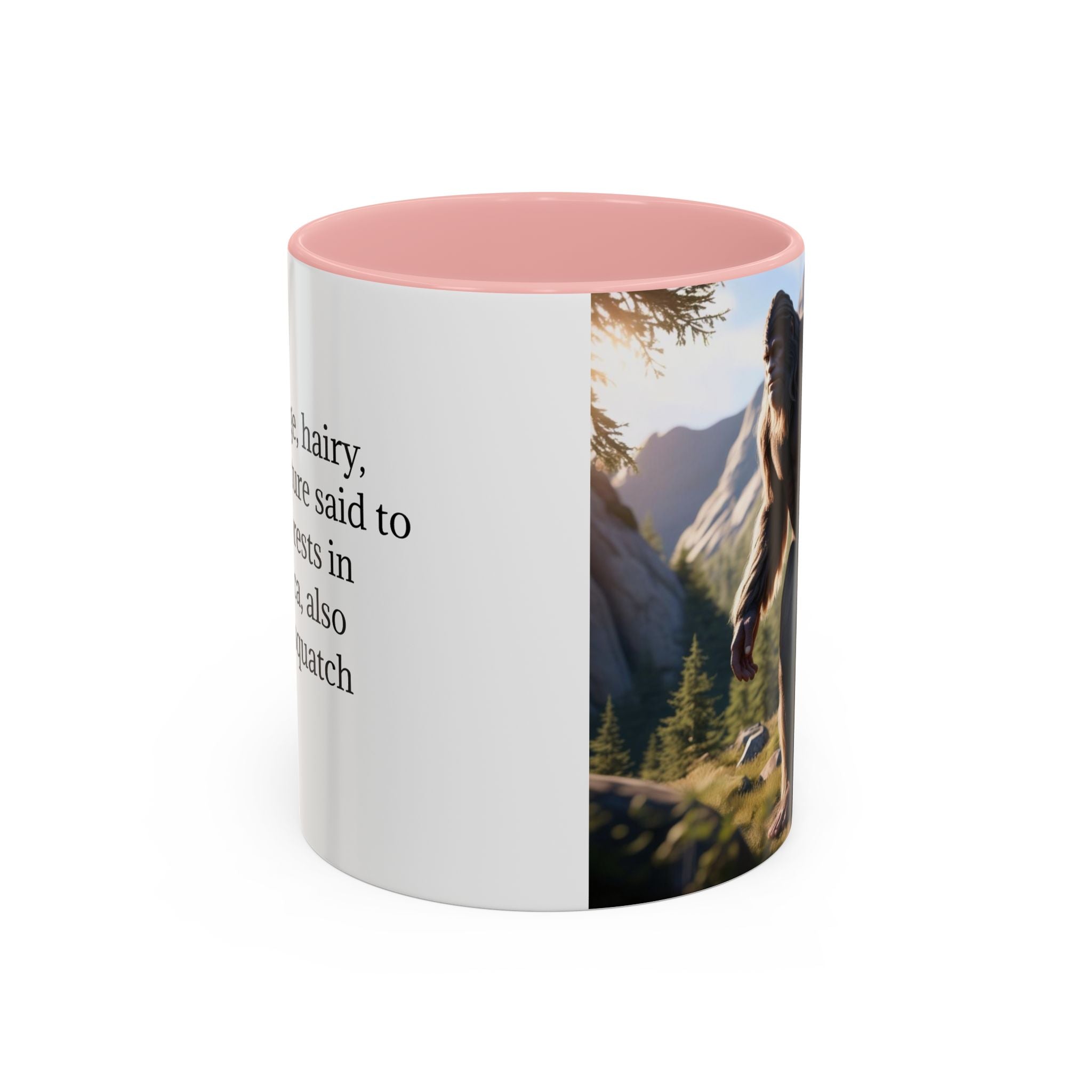 Bigfoot Coffee Cup: Sasquatch Coffee Mug, Pacific Northwest Cryptid, Mythical Creature