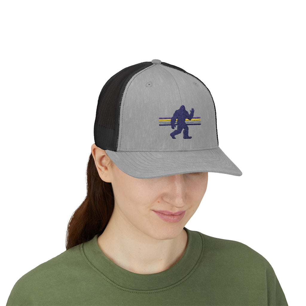Bigfoot Baseball Cap: Sasquatch Trucker Hat, Snapback Hat, Embroidered Outdoor Gear