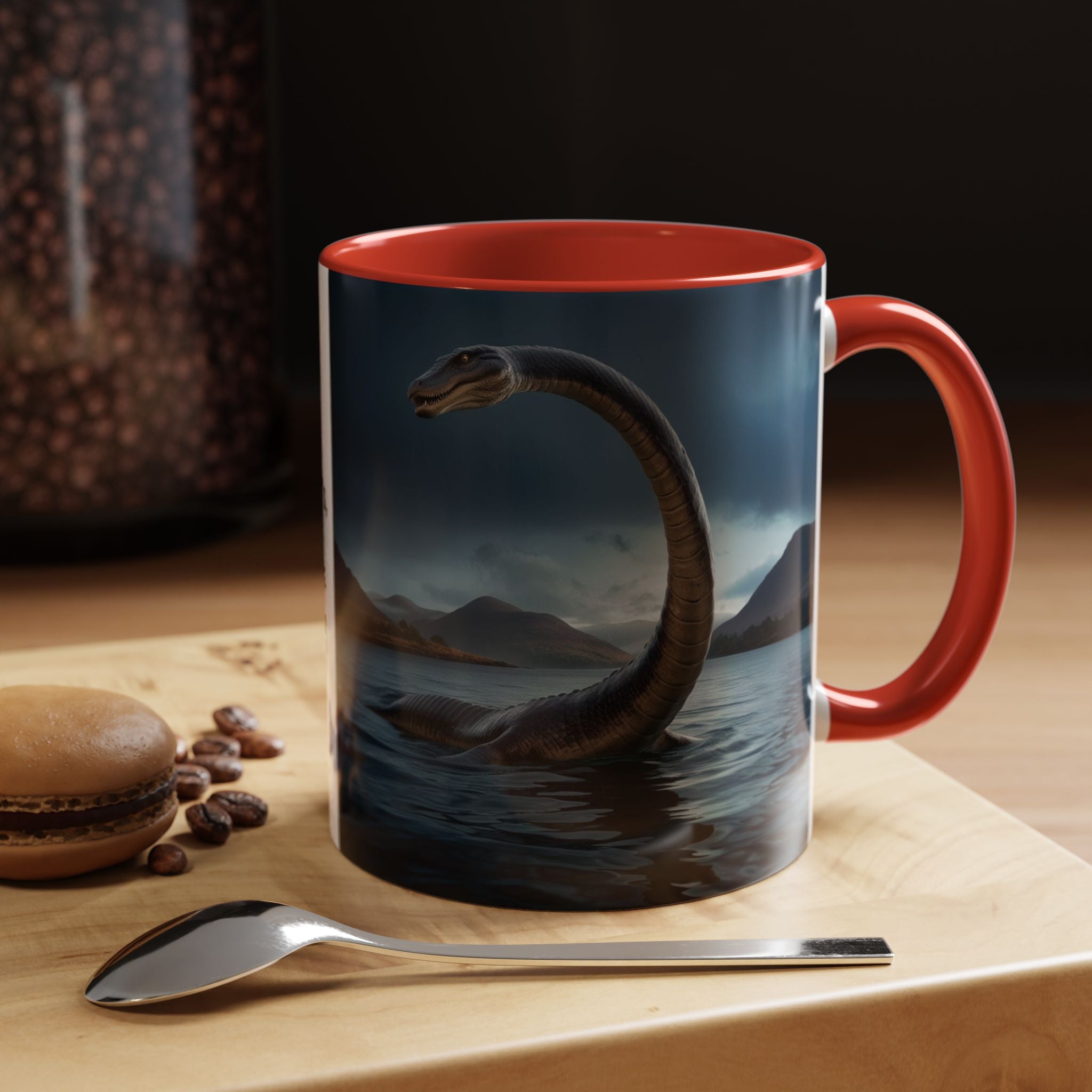 Loch Ness Monster: Nessie Coffee Cup, Legendary Sea Creature, Plesiosaurus Gift