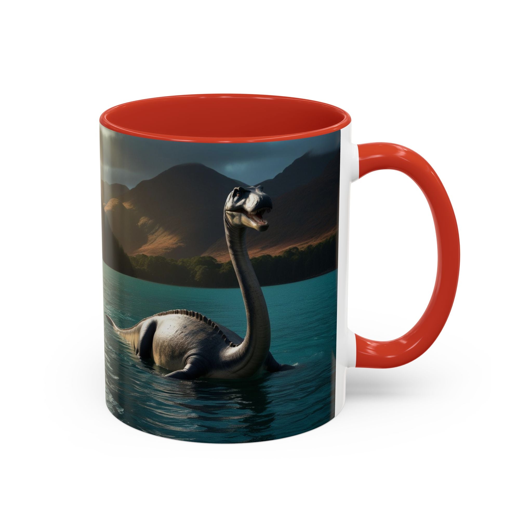 Loch Ness Monster Coffee Mug: Nessie Cryptid Gift, Scottish Sea Creature