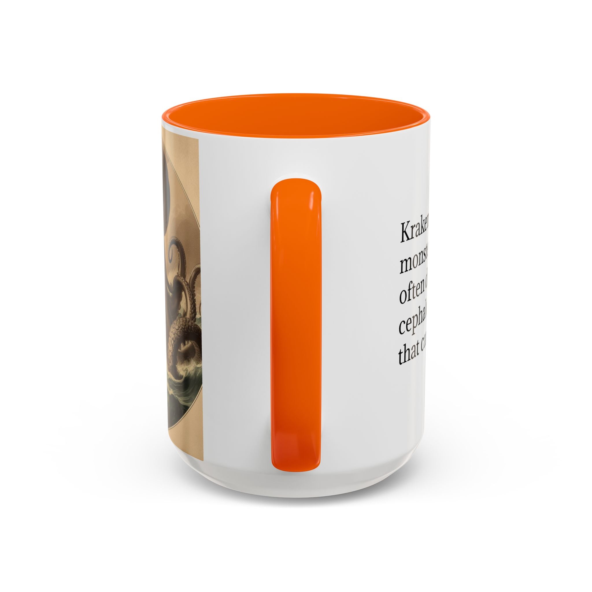 Kraken Coffee Cup: Giant Squid Coffee Mug, Mugs for Men, Mythical Creature