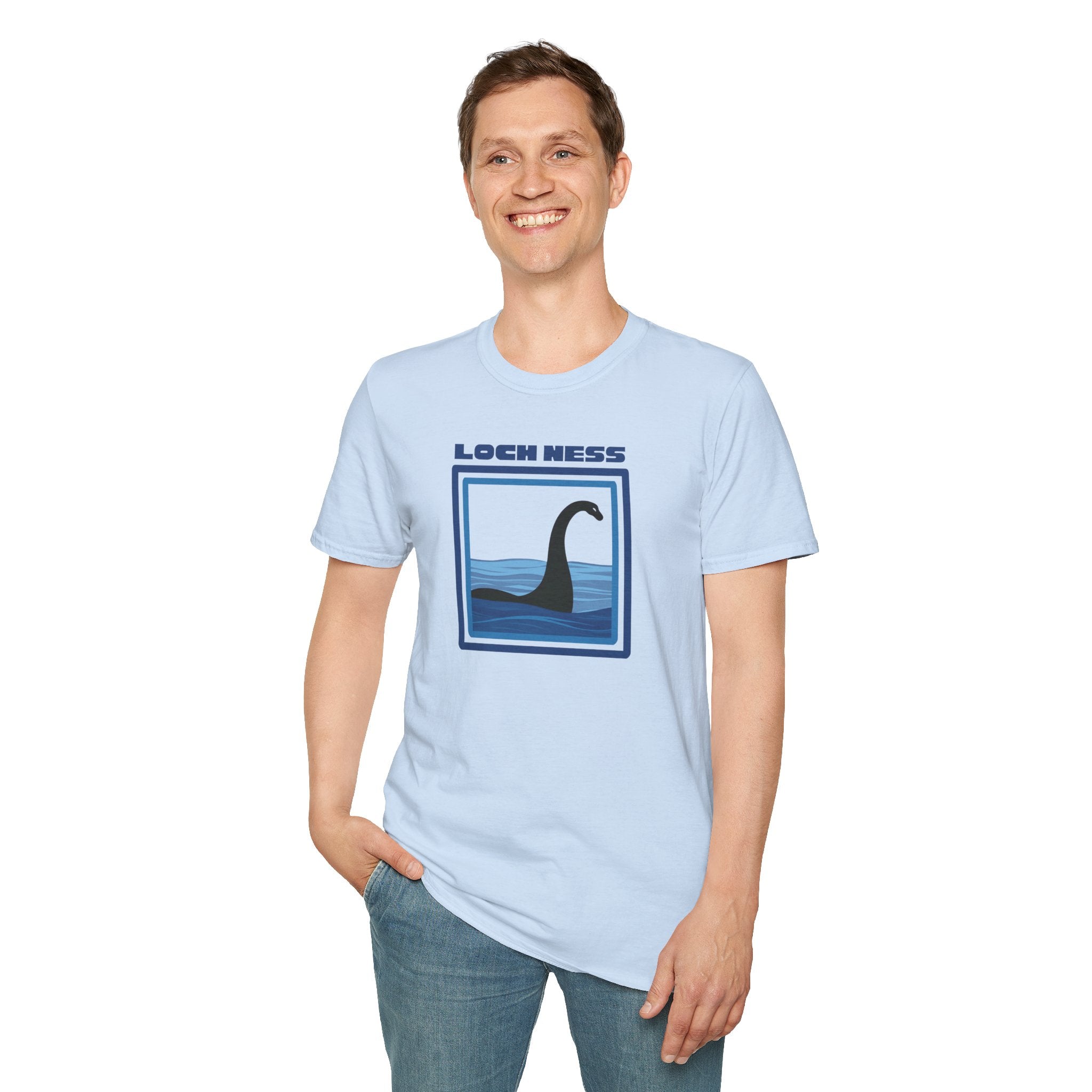 Loch Ness Monster Shirt: Nessie Tshirt, Legendary Creature, Plesiosaurus Graphic Tee
