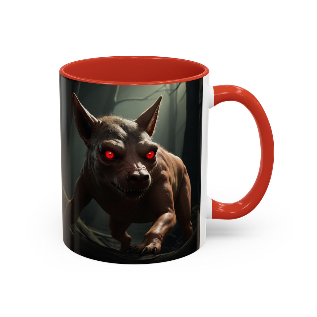 Chupacabra Coffee Cup Supernatural Beast, Mexican Folklore Gift, Mythical Canine Cryptid
