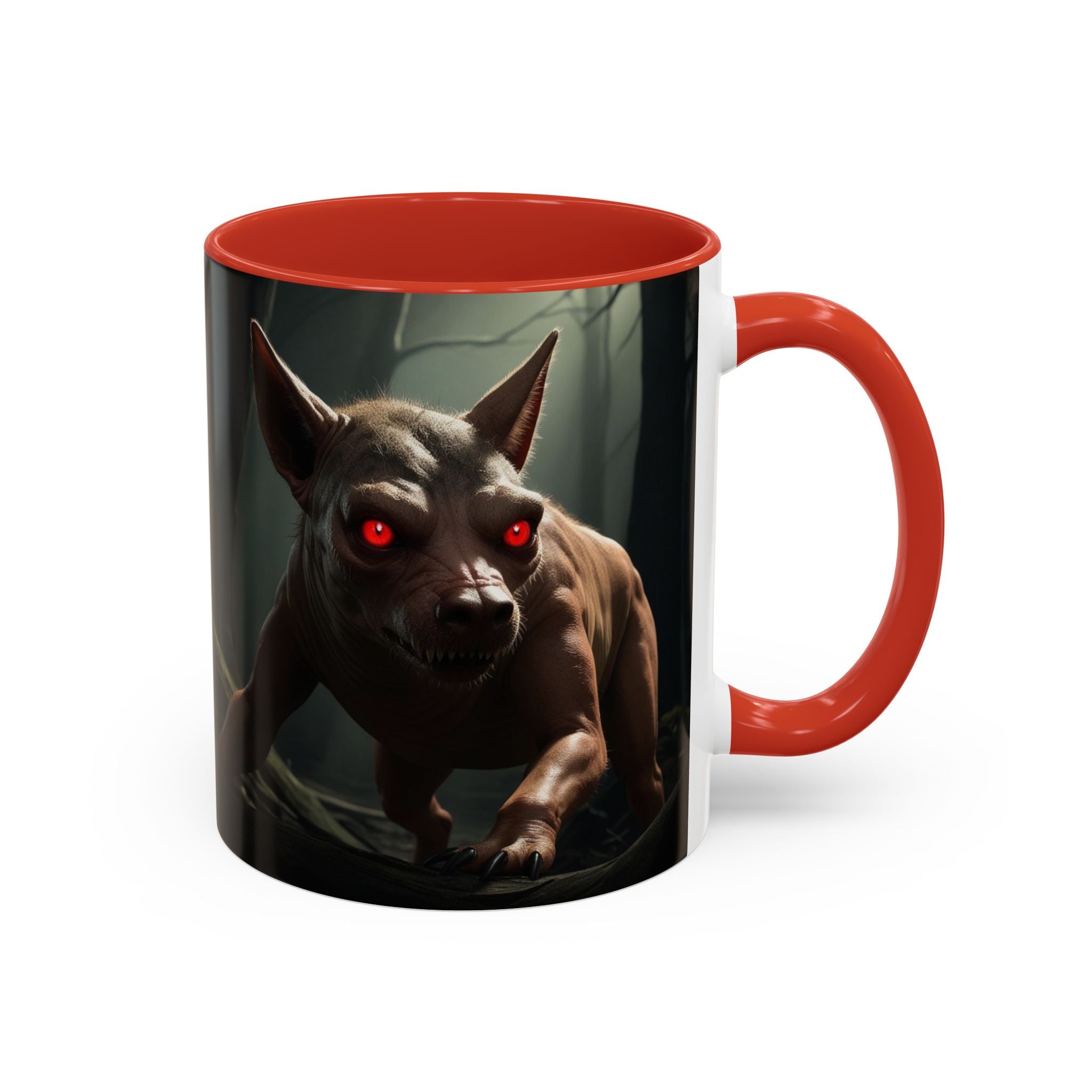 Chupacabra Coffee Cup Supernatural Beast, Mexican Folklore Gift, Mythical Canine Cryptid