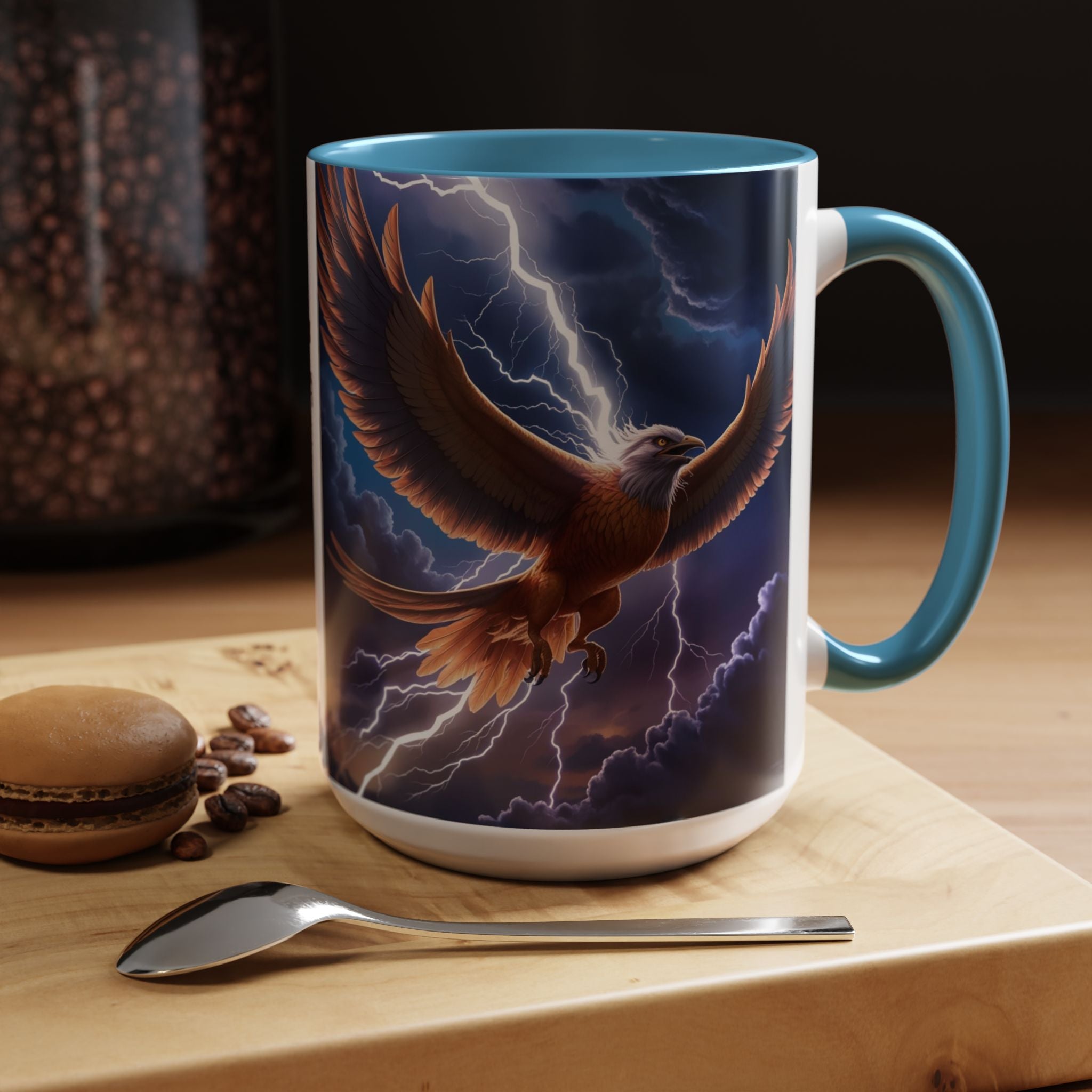 Thunderbird Coffee Mug: Native American Spirit Animal, Southwest Folklore