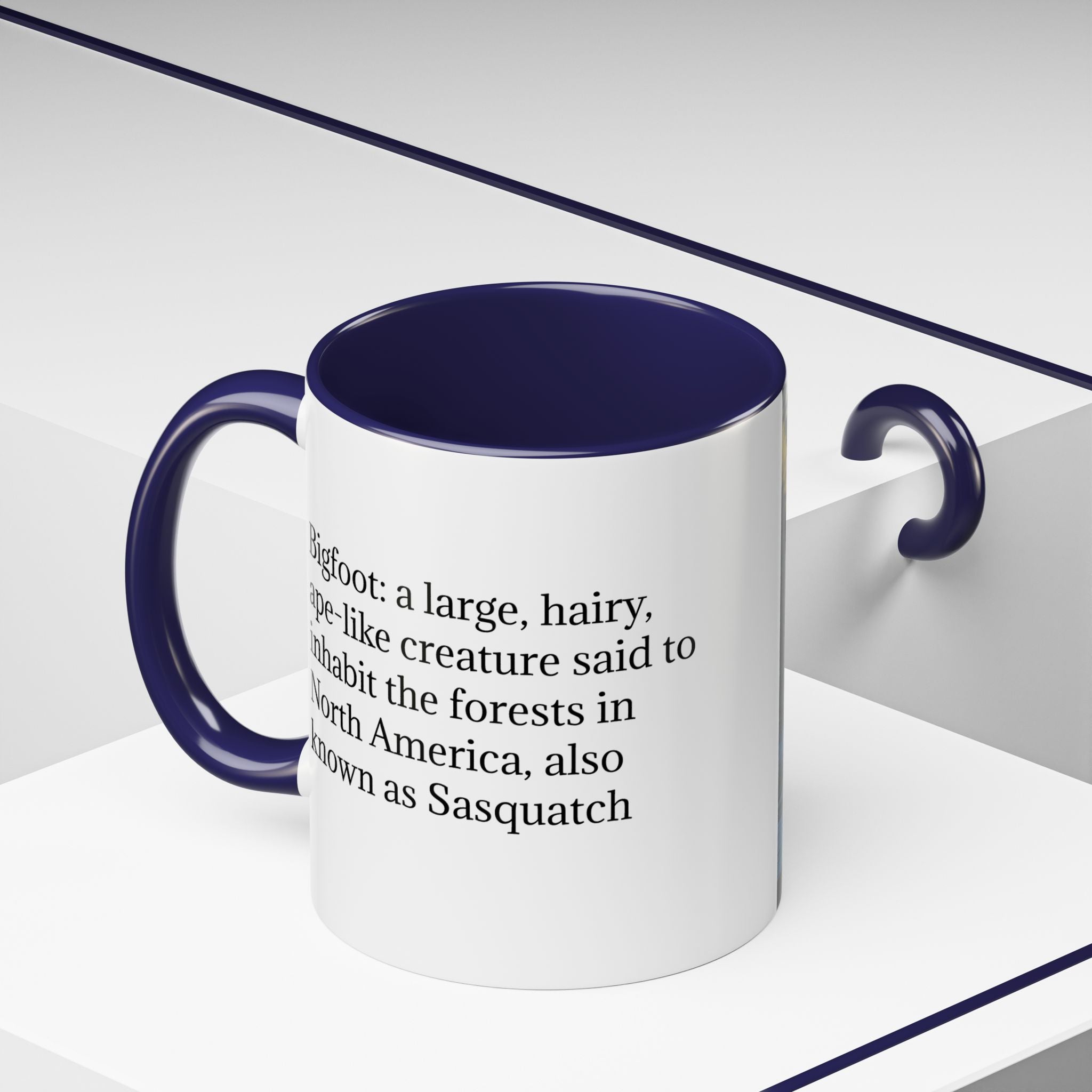 Bigfoot Coffee Mug: Sasquatch, Forest Cryptid, Mythical Creature, Camping Gift