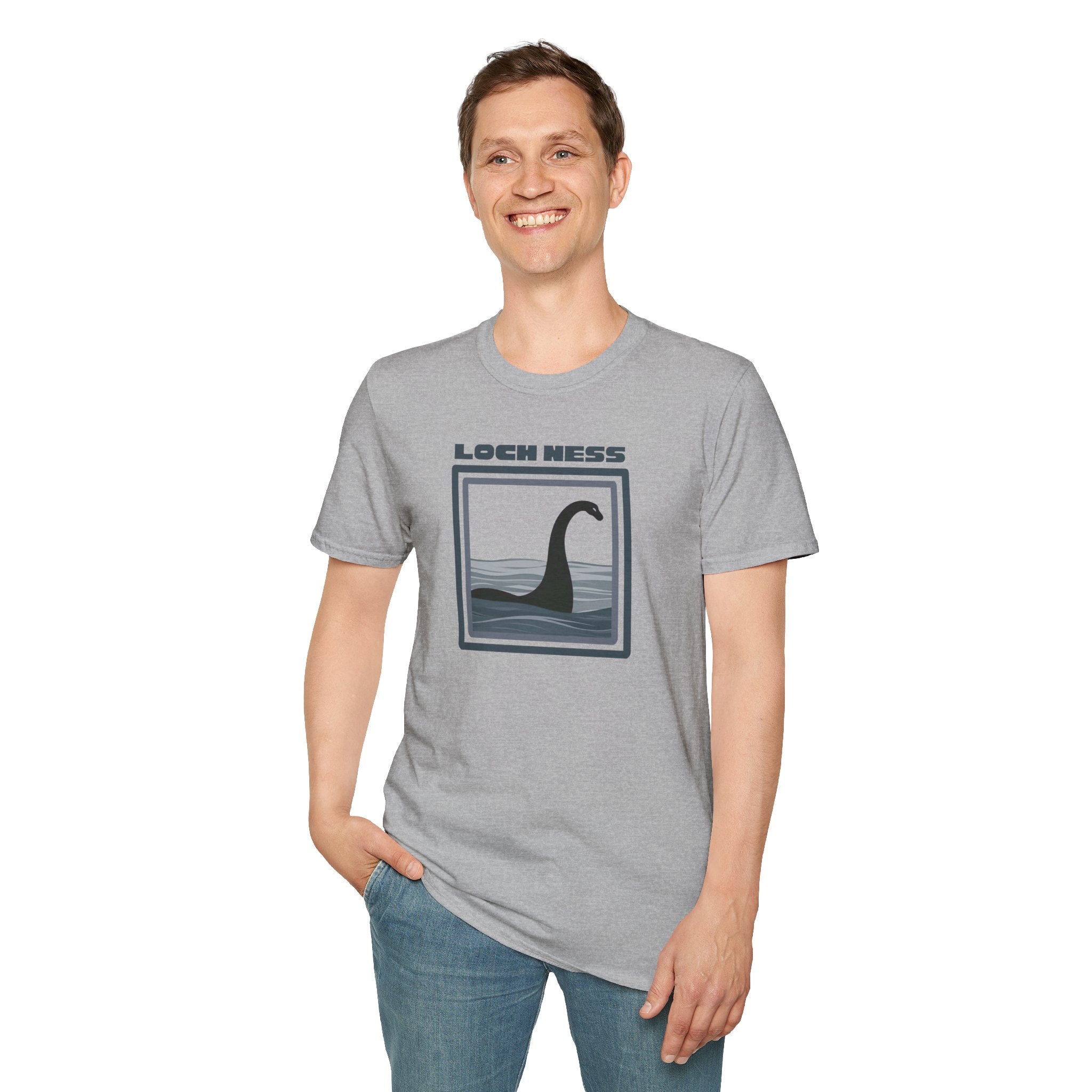 Lochness Monster Shirt: Plesiosaurus Graphic Tee, Nessie T-Shirt, Loch Ness Retro Clothing