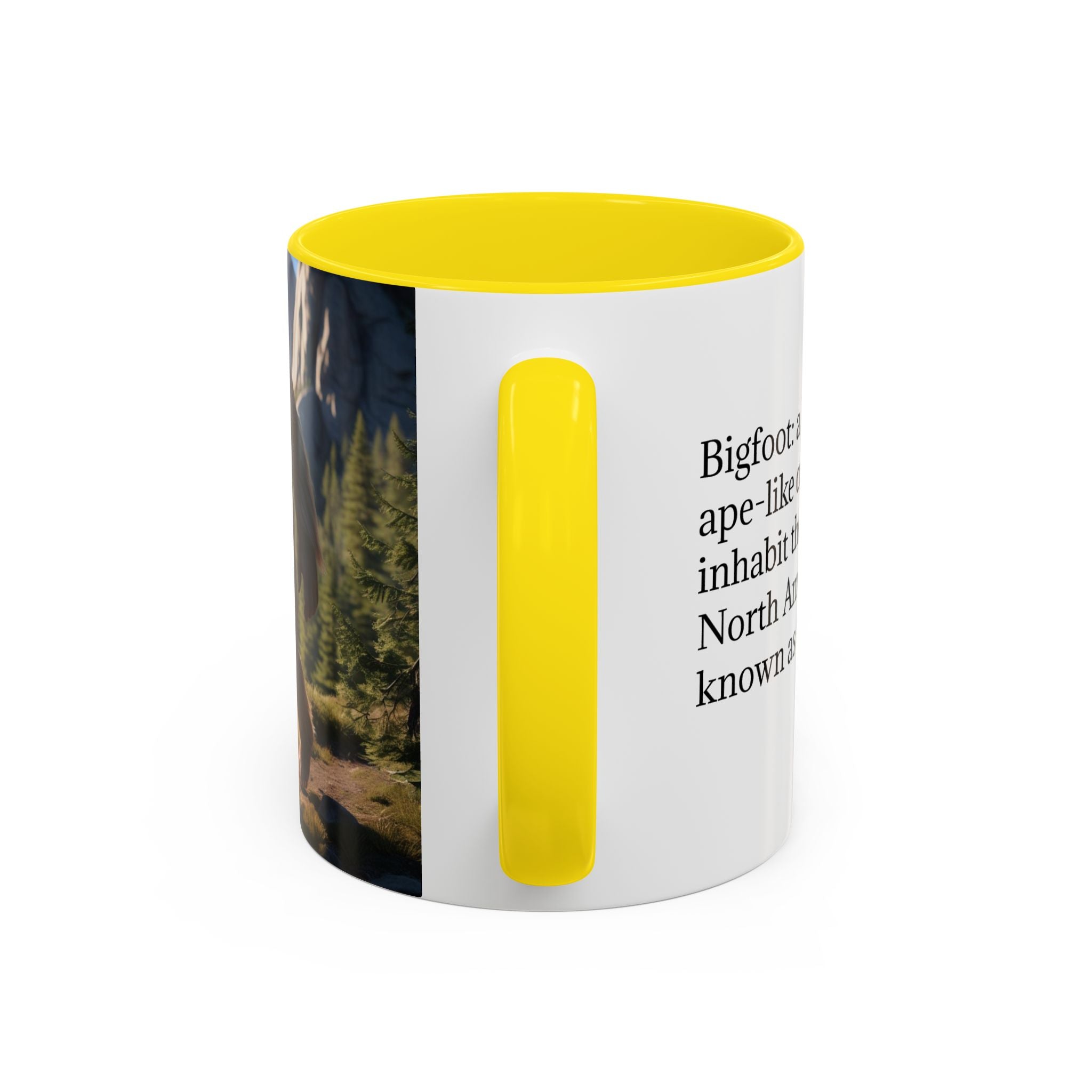Bigfoot Coffee Cup: Sasquatch Coffee Mug, Pacific Northwest Cryptid, Mythical Creature