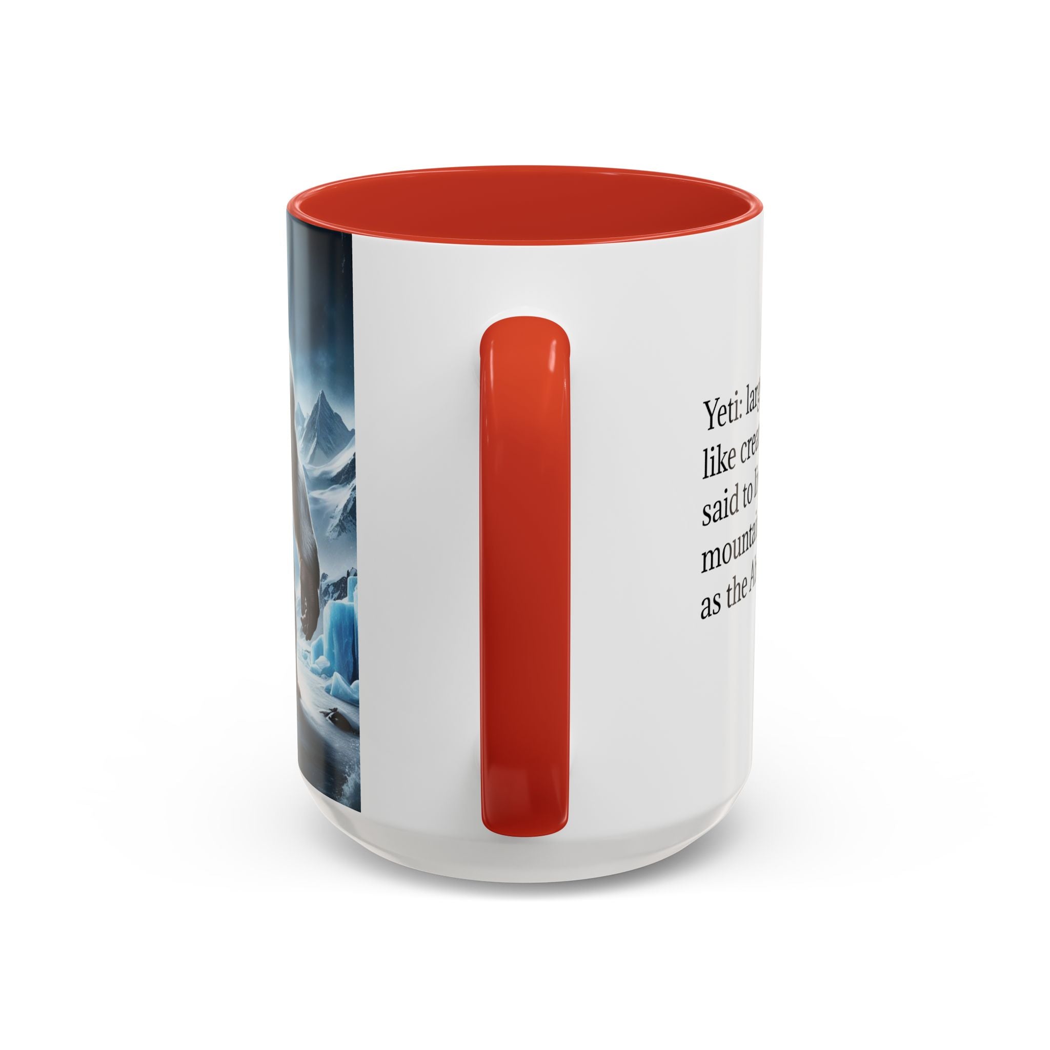 Yeti Coffee Mug: Abominable Snowman, Sasquatch Camping Gift, Himalayan Mountain Cryptid