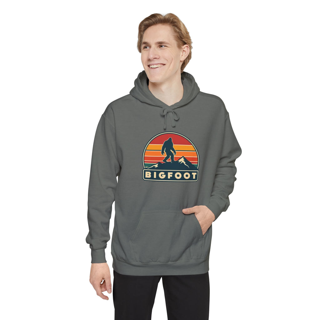 Bigfoot Hoodie Comfort Colors® | Sasquatch Sweatshirt, Cozy Unisex Pullover, Wilderness Adventure Apparel,