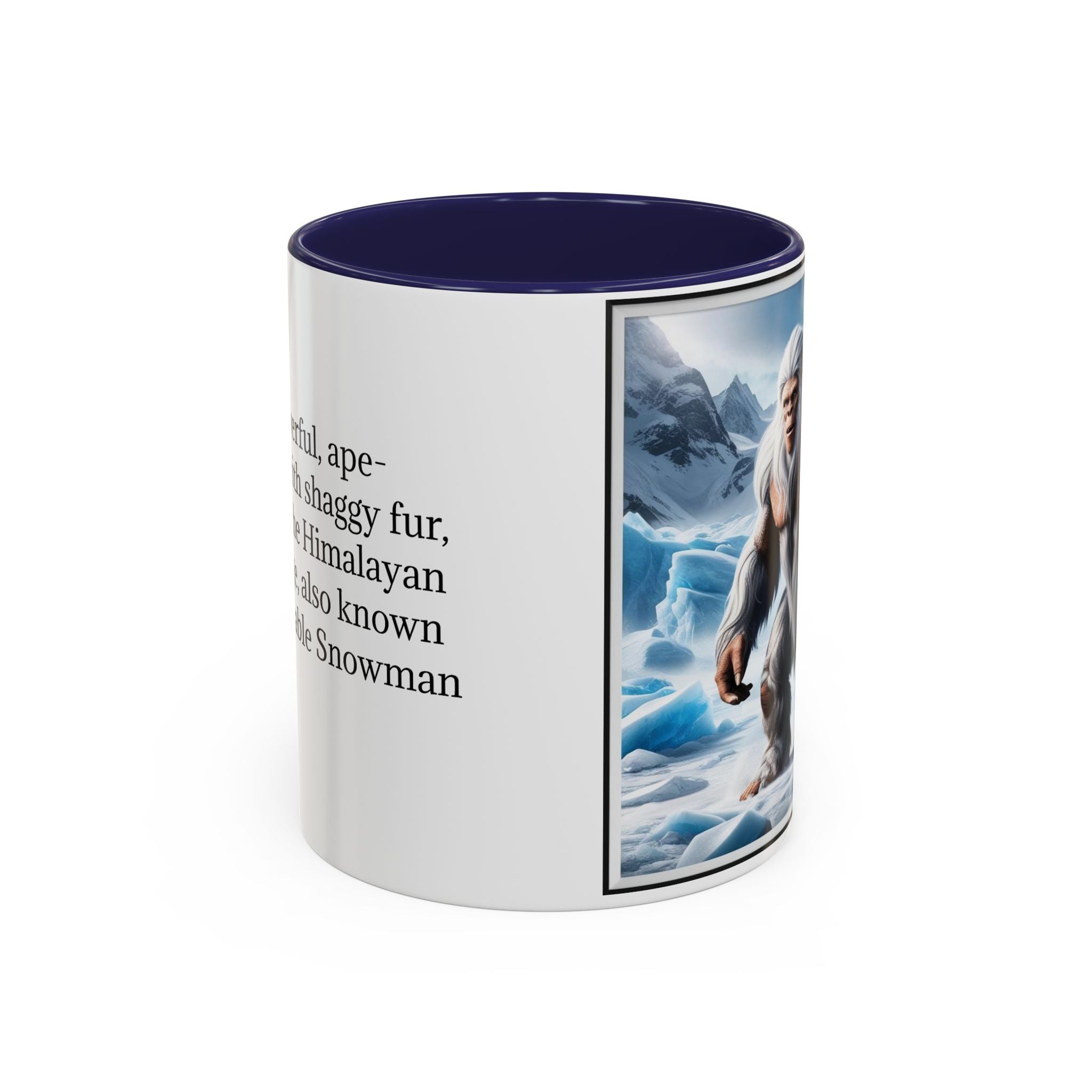 Yeti Coffee Mug: Abominable Snowman, Himalayan Mountain Cryptid, Bigfoot Camping Gift