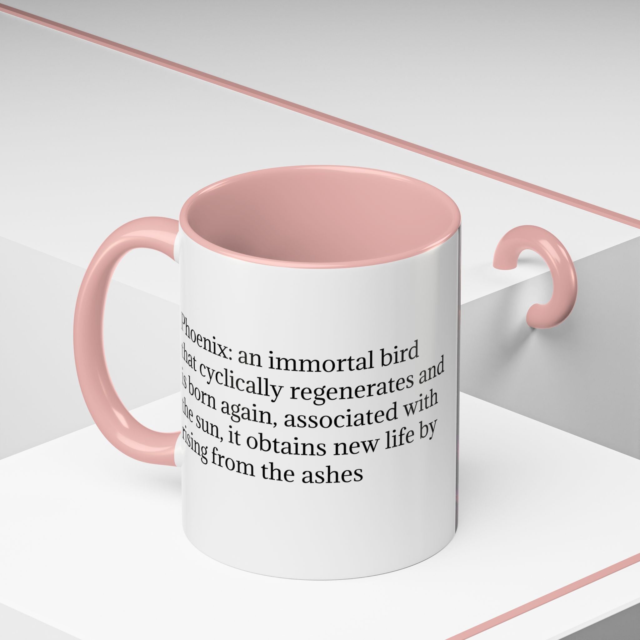 Phoenix Coffee Mug: Legendary Creature, Firebird Cryptid Coffee Cup, Renewal Rebirth