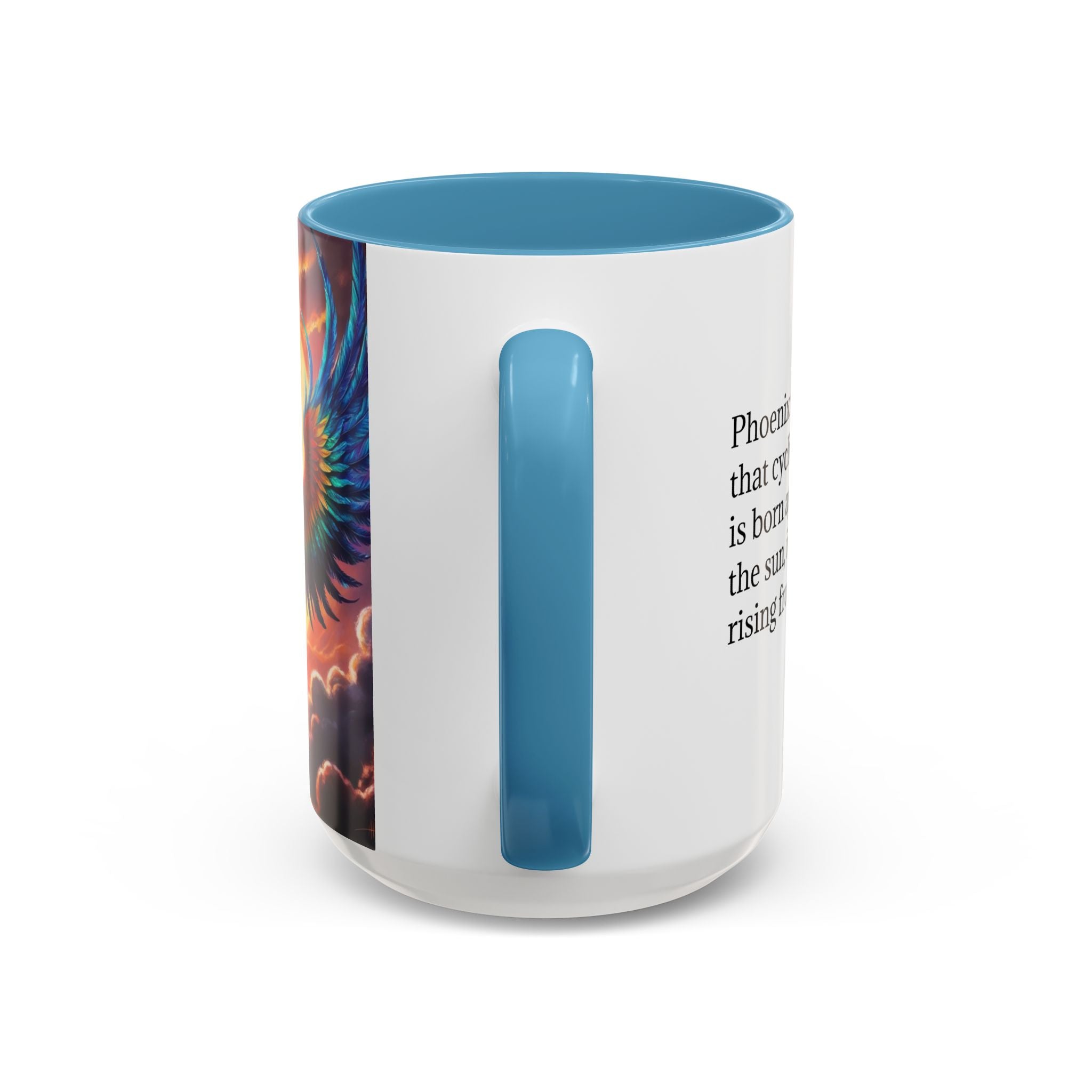 Phoenix Bird Coffee Cup: Mythical Creature, Firebird Coffee Mug, Rise from the Ashes