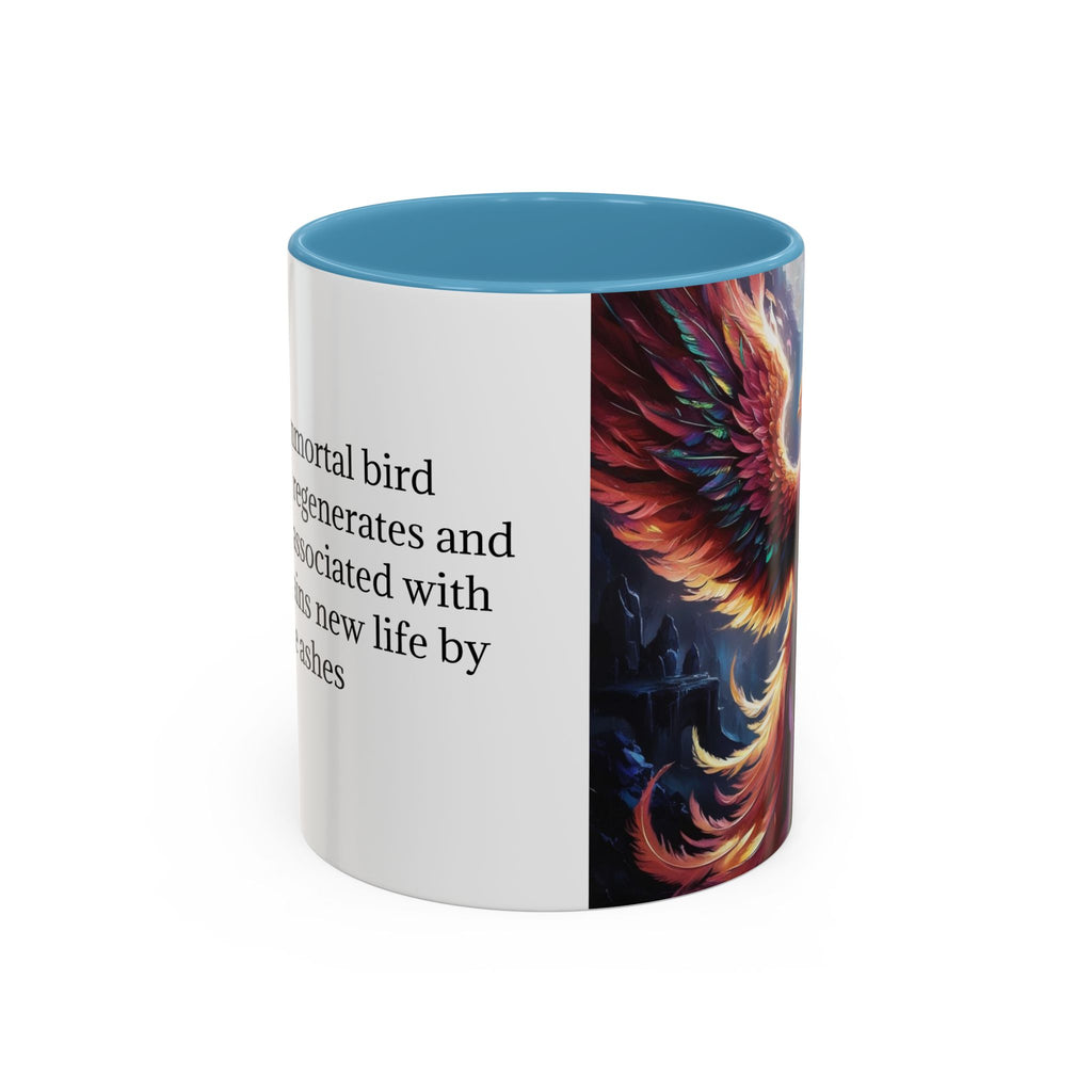 Phoenix Rising Coffee Mug: Firebird, Legendary Creature Coffee Cup, Gift for Women