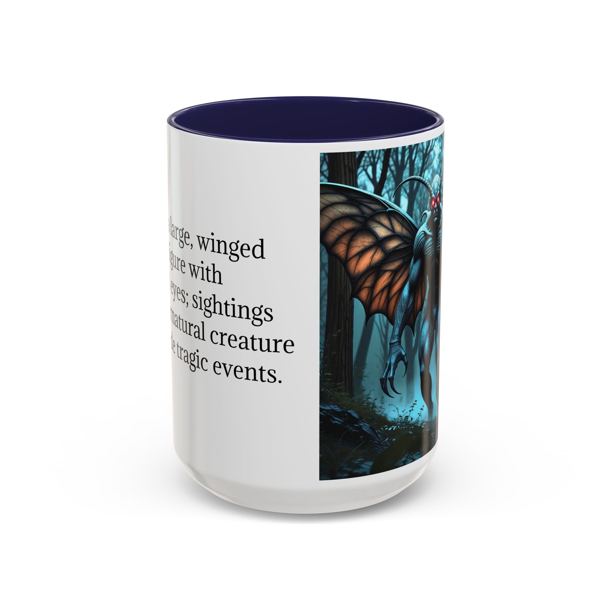 Mothman Mug: Supernatural Coffee Cup, Mythical Creature, Urban Legend (Forrest)