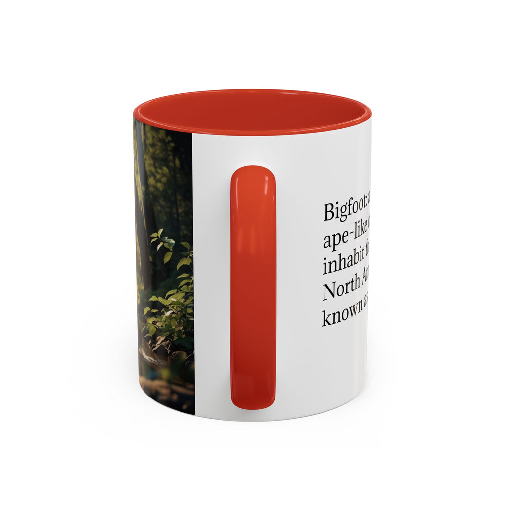 Bigfoot Coffee Mug: Sasquatch, Forest Cryptid, Mythical Creature, Camping Gift