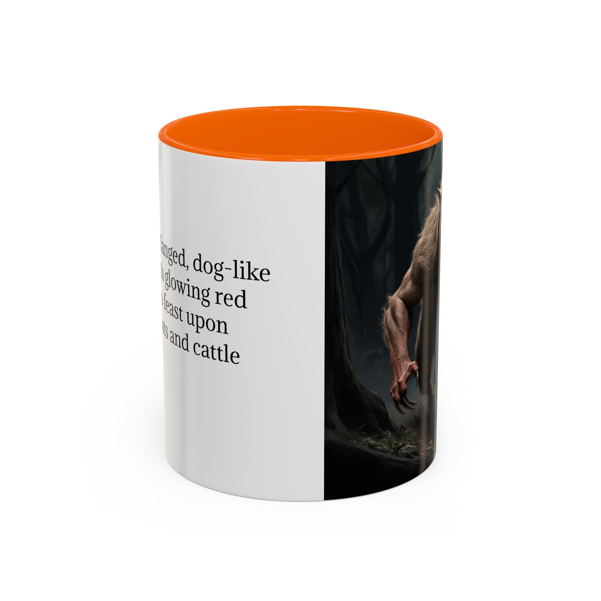 Chupacabra Coffee Mug: Supernatural Beast, Mexican Folklore Gift, Mythical Canine Cryptid