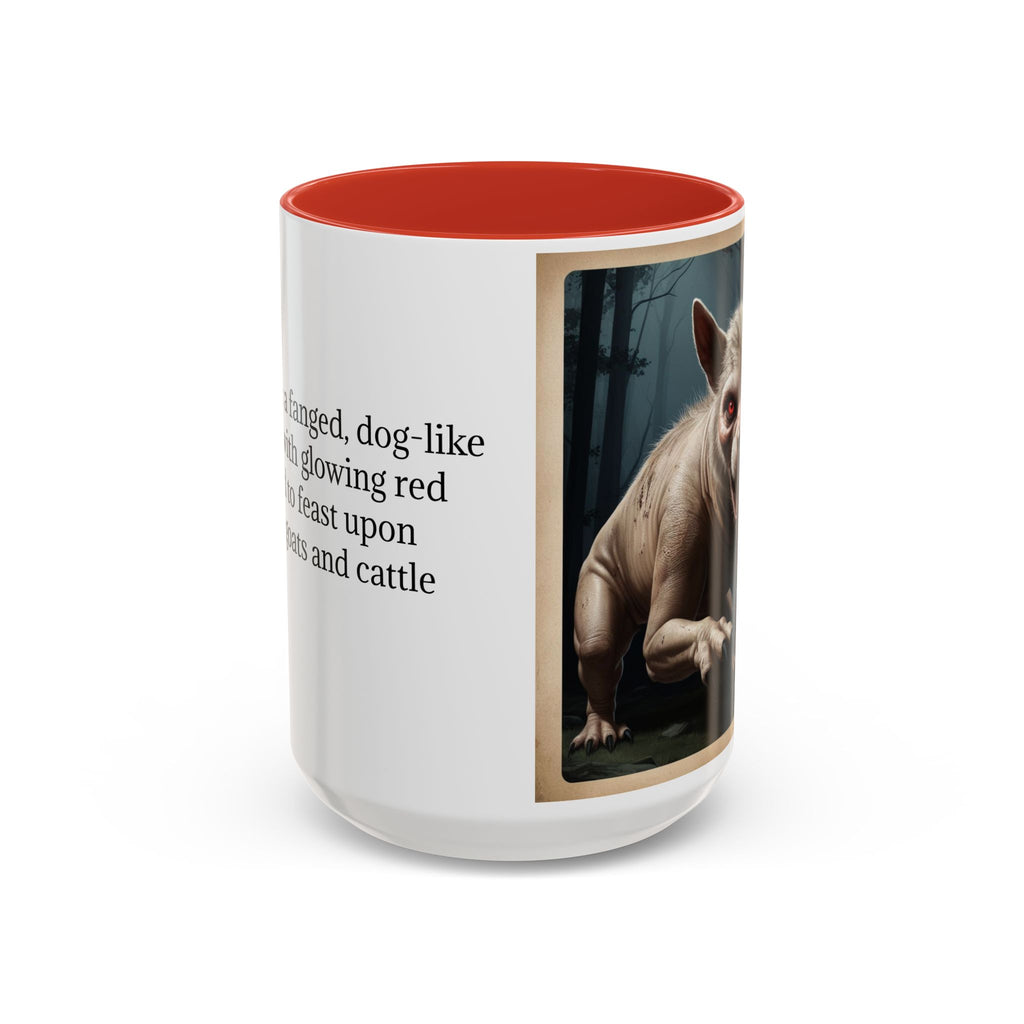 Chupacabra Mug: Supernatural Coffee Cup, Cryptid Beast, Mexican Folklore Gift