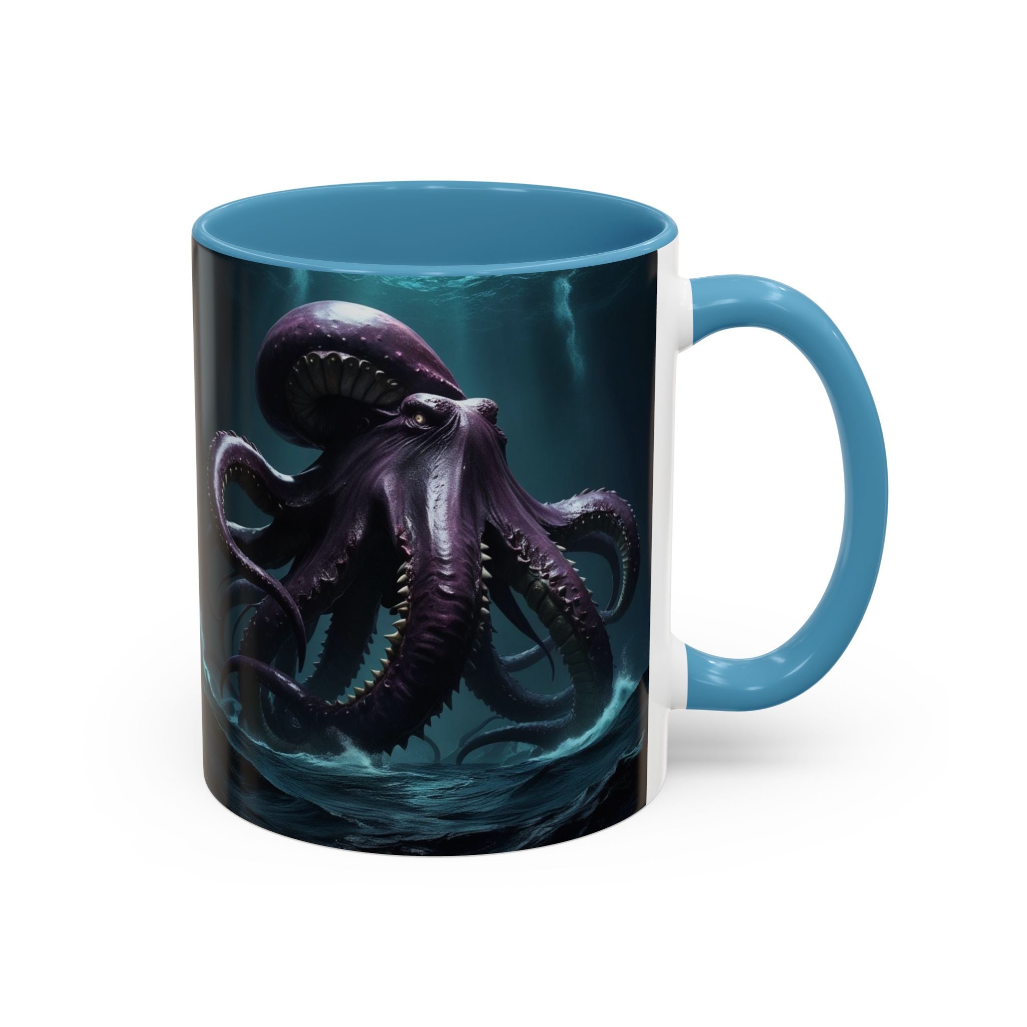 Kraken Coffee Cup: Giant Squid Coffee Mug, Mythical Creature, Octopus Gift