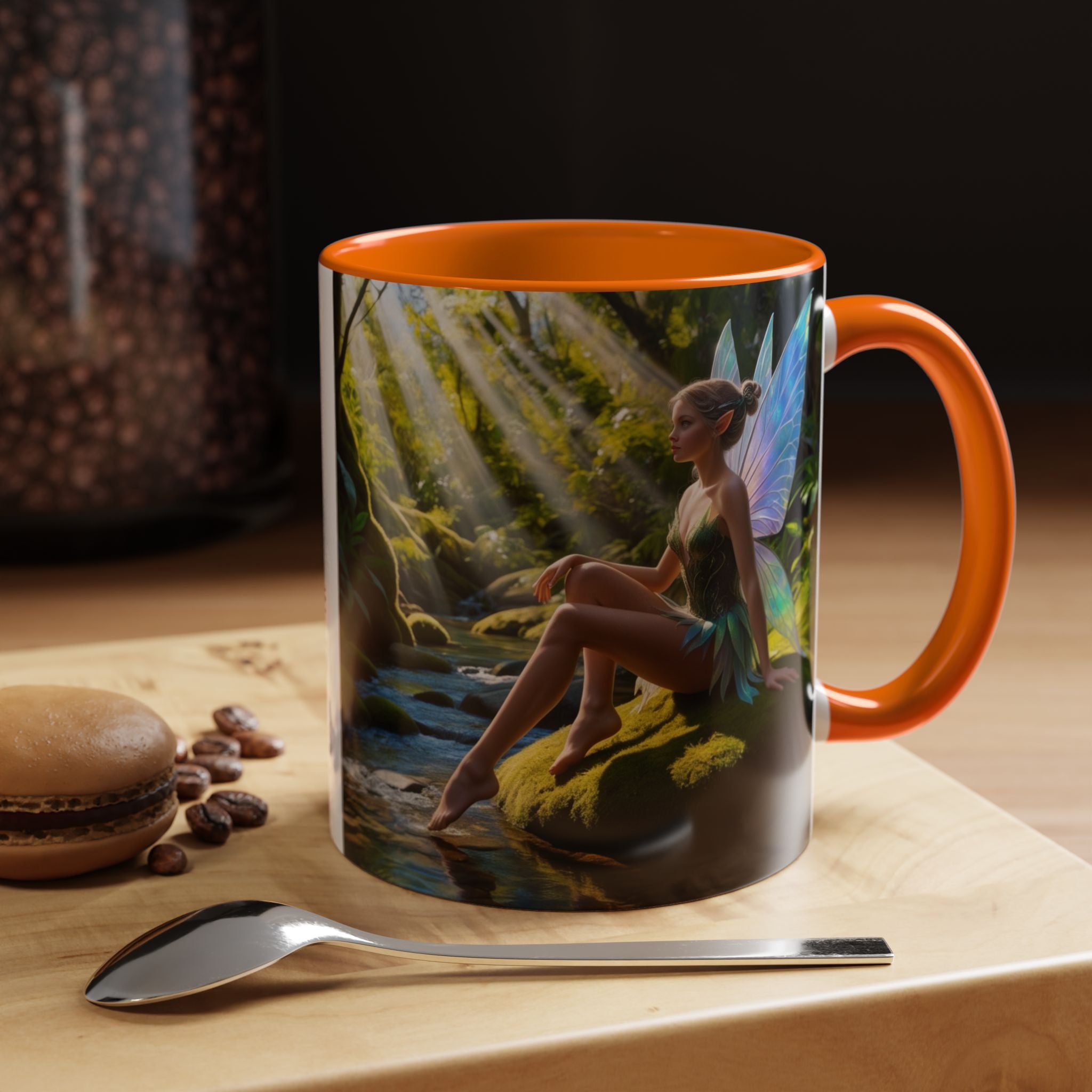 Fairy Garden Mug: Enchanted Forest Coffee Cup, Cottagecore Fantasy Gift
