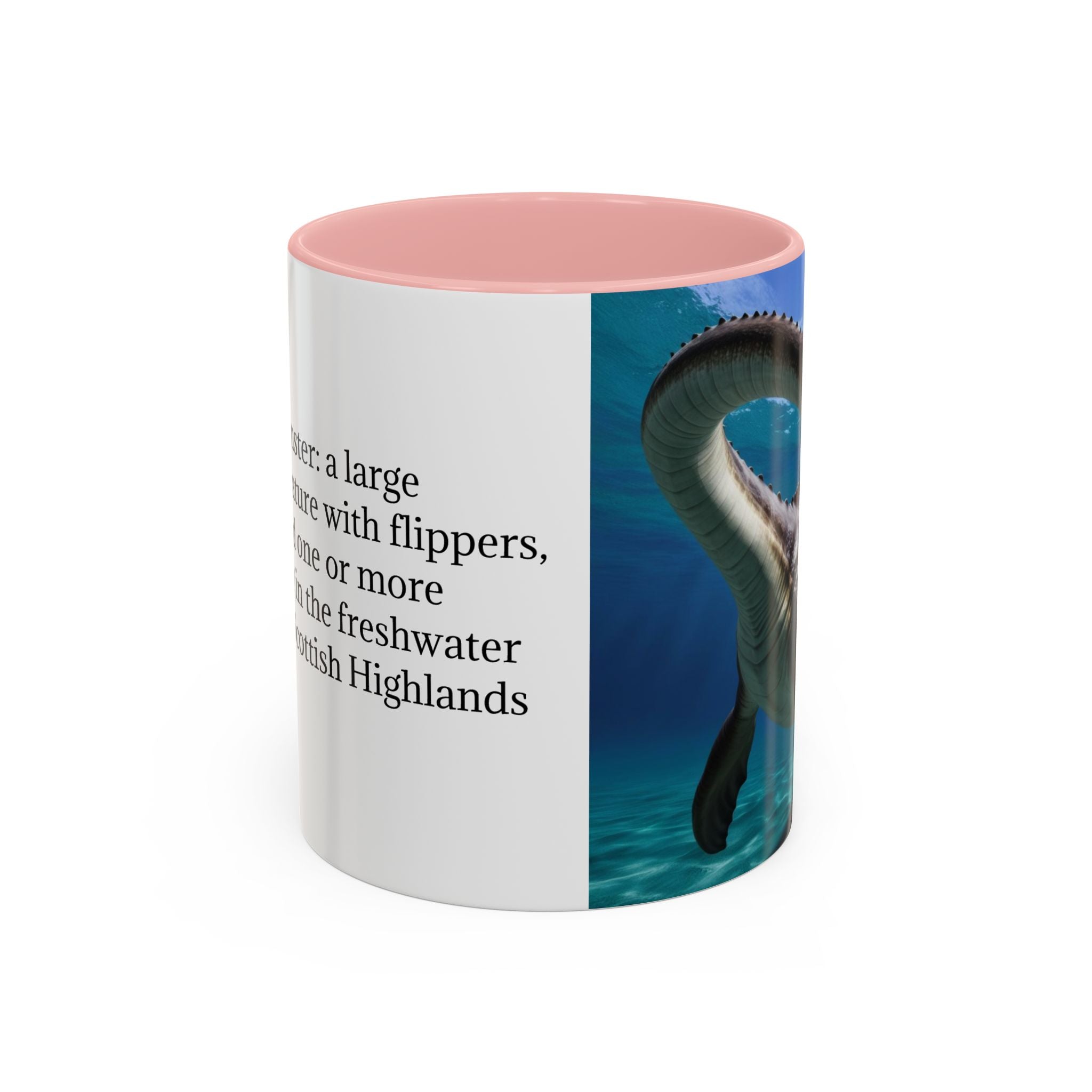 Loch Ness Monster: Nessie Coffee Mug, Mythical Sea Creature, Plesiosaurus Gift