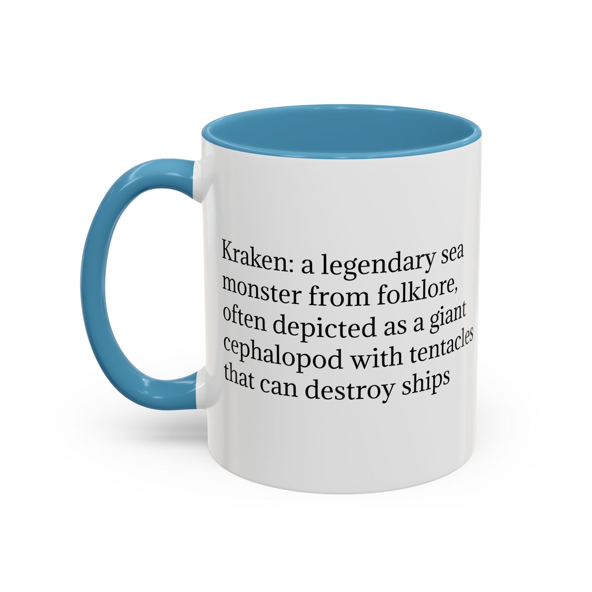 Kraken Coffee Mug: Giant Squid Coffee Cup, Sea Creature, Mugs for Men