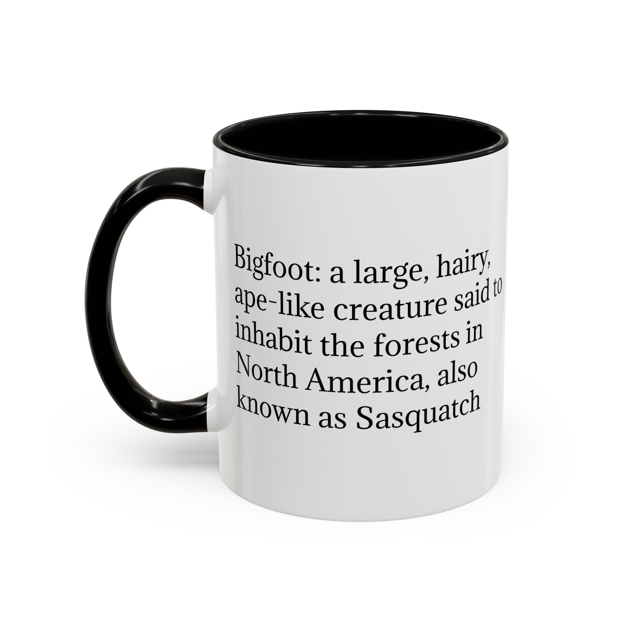 Bigfoot Coffee Mug: Sasquatch, Mythical Creature, Pacific Northwest Cryptid