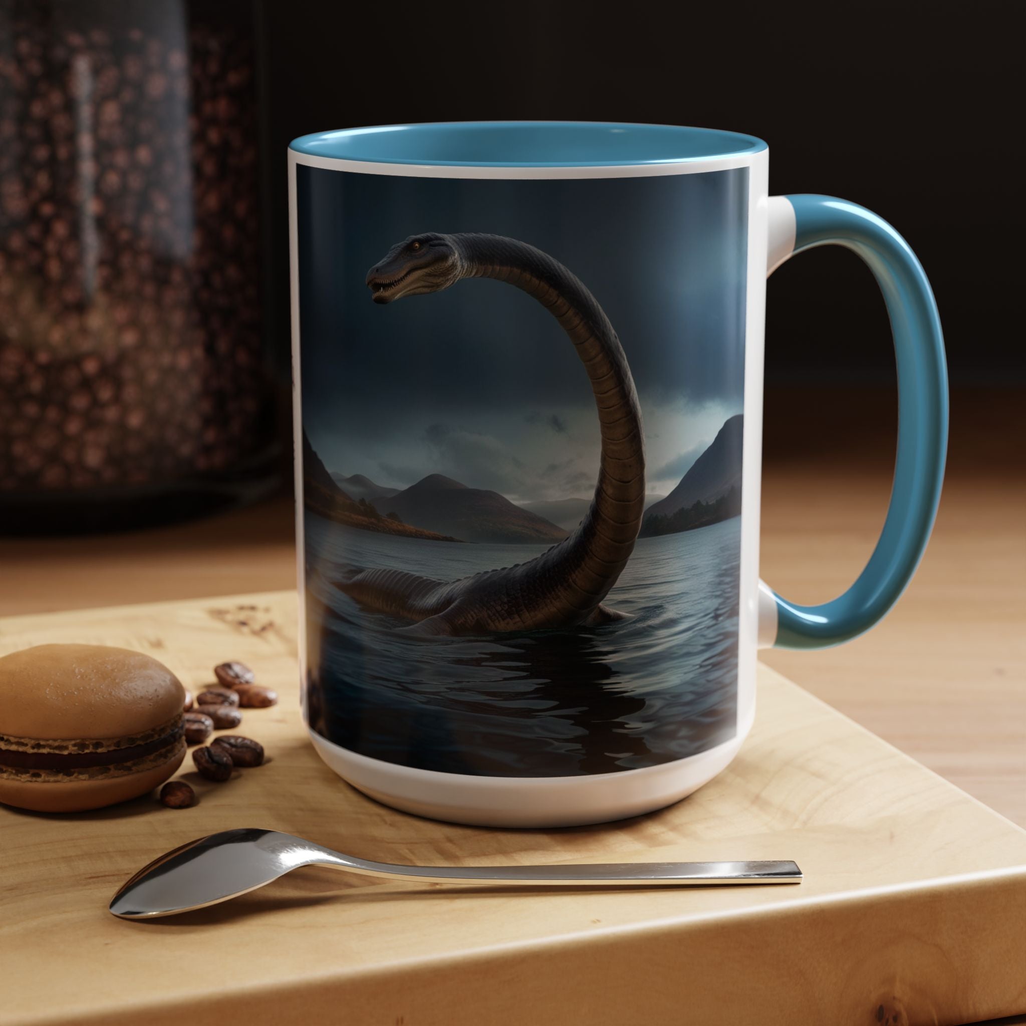 Loch Ness Monster: Nessie Coffee Cup, Legendary Sea Creature, Plesiosaurus Gift