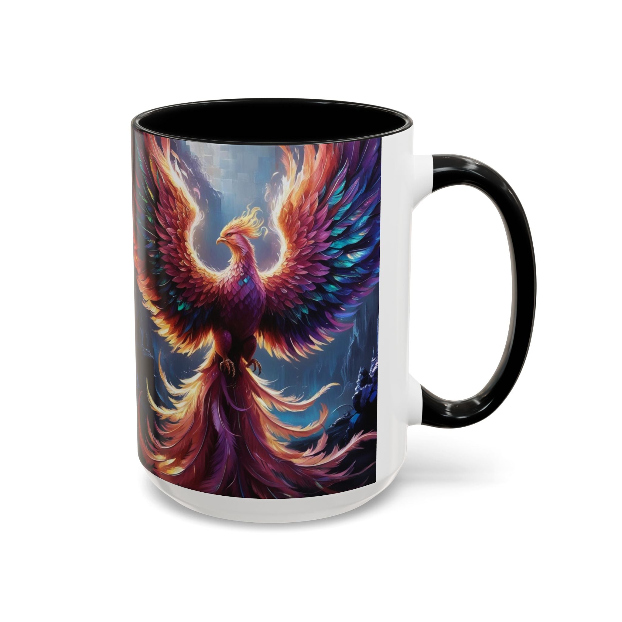 Phoenix Rising Coffee Mug: Firebird, Legendary Creature Coffee Cup, Gift for Women
