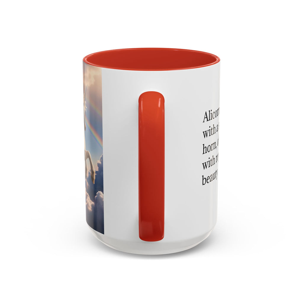 Unicorn Coffee Mug: Enchanted Alicorn, Mythical Creature, Fairytale Gift (Pink)