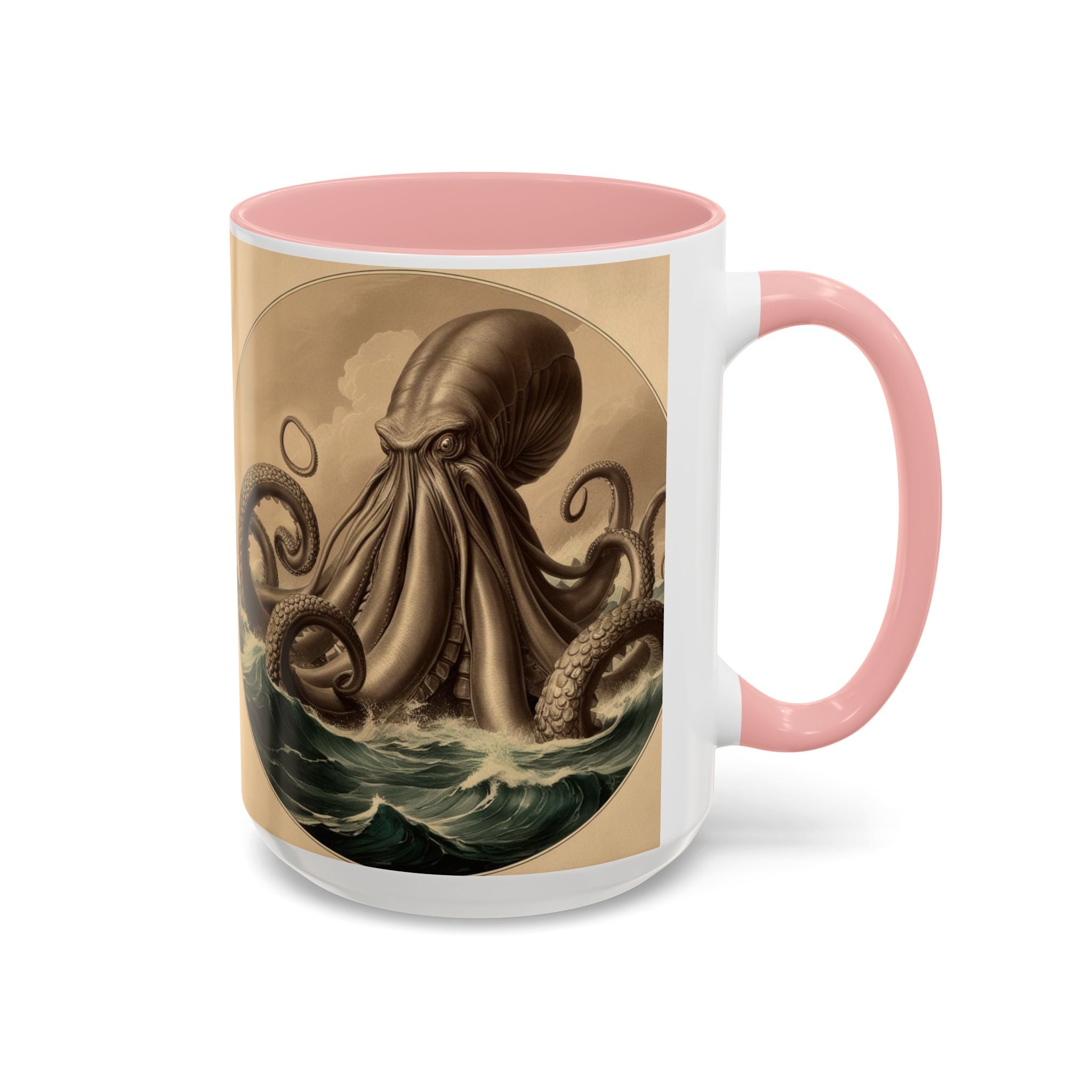 Kraken Coffee Cup: Giant Squid Coffee Mug, Mugs for Men, Mythical Creature