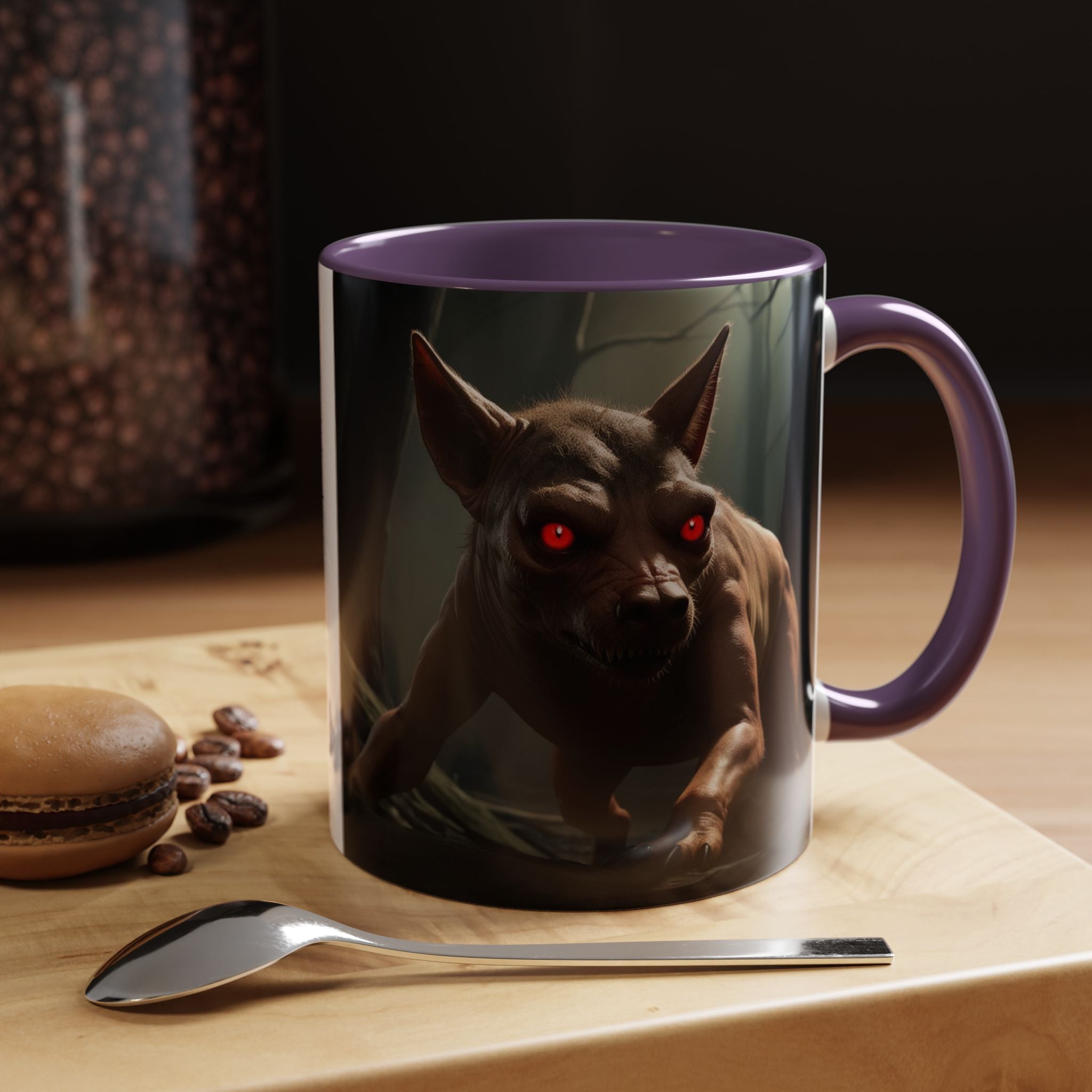 Chupacabra Coffee Cup Supernatural Beast, Mexican Folklore Gift, Mythical Canine Cryptid