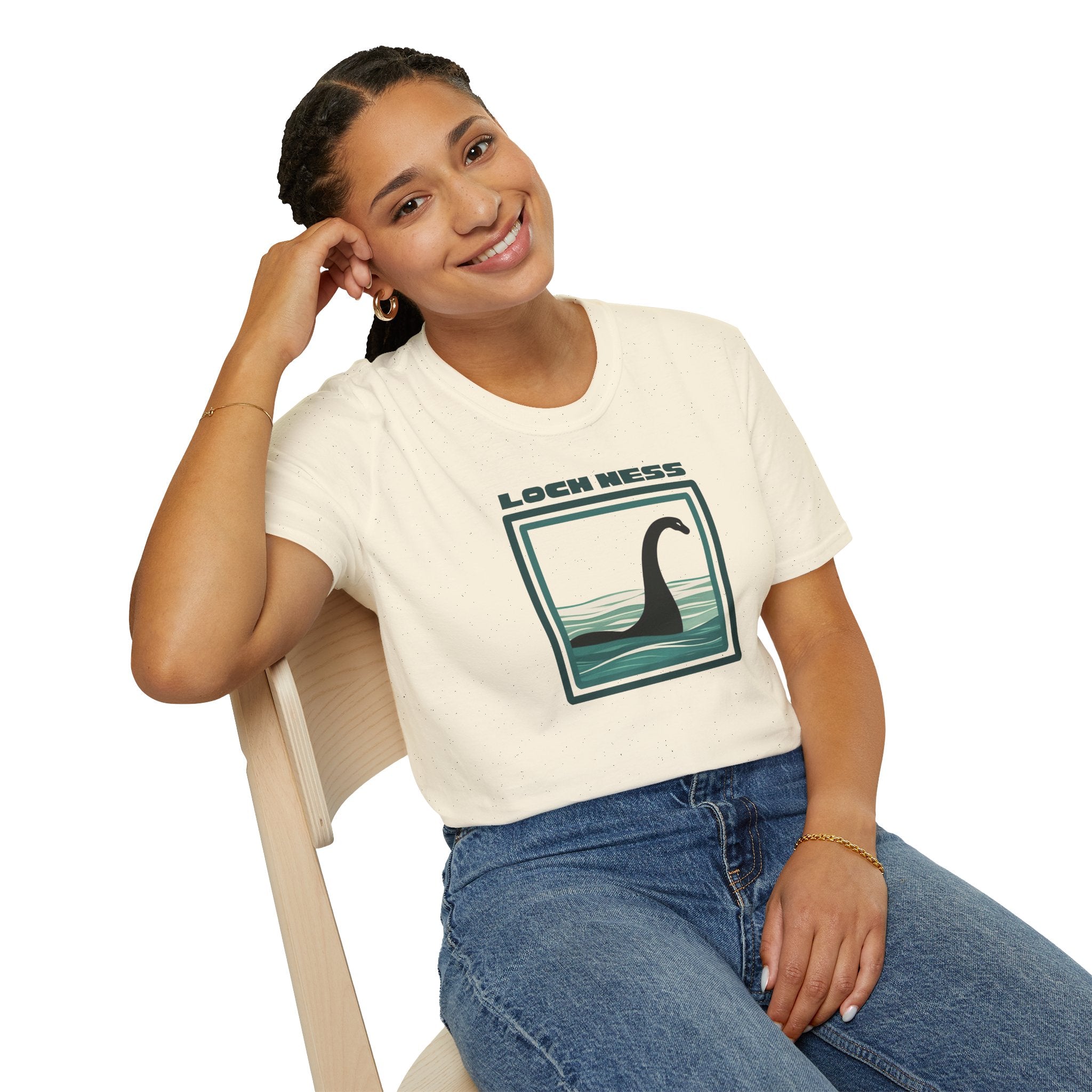 Lochness Monster Shirt: Nessie T-Shirt, Plesiosaurus Graphic Tee, Loch Ness Retro Clothing