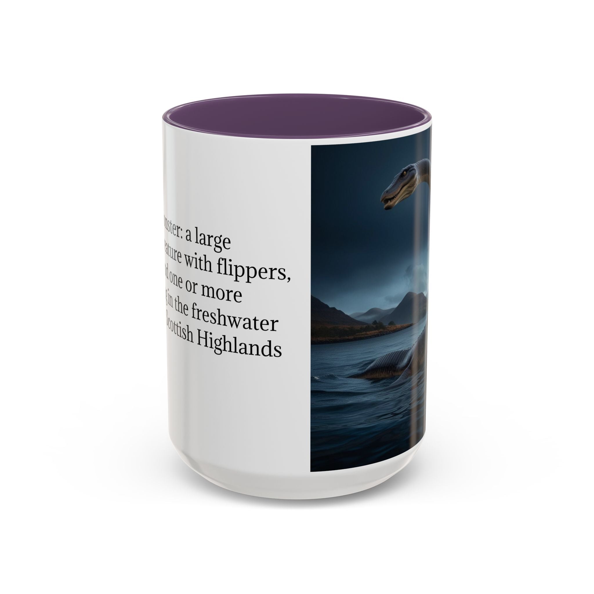 Loch Ness Monster: Nessie Coffee Cup, Legendary Sea Creature, Plesiosaurus Gift