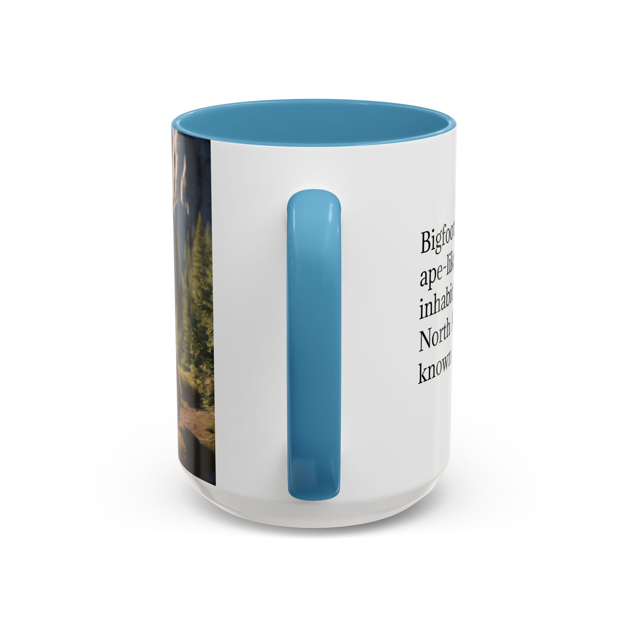 Bigfoot Coffee Cup: Sasquatch Coffee Mug, Pacific Northwest Cryptid, Mythical Creature