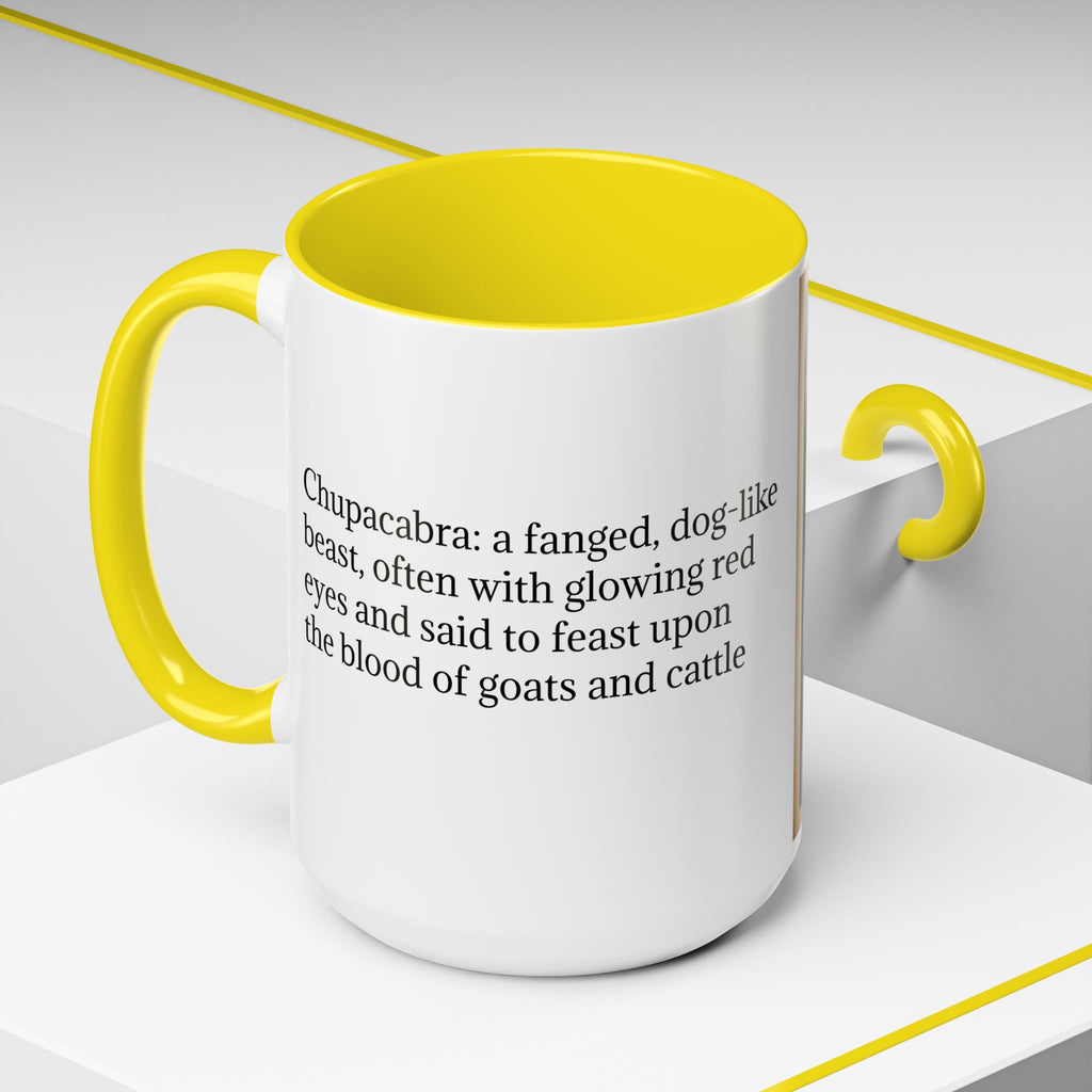 Chupacabra Mug: Supernatural Coffee Cup, Cryptid Beast, Mexican Folklore Gift