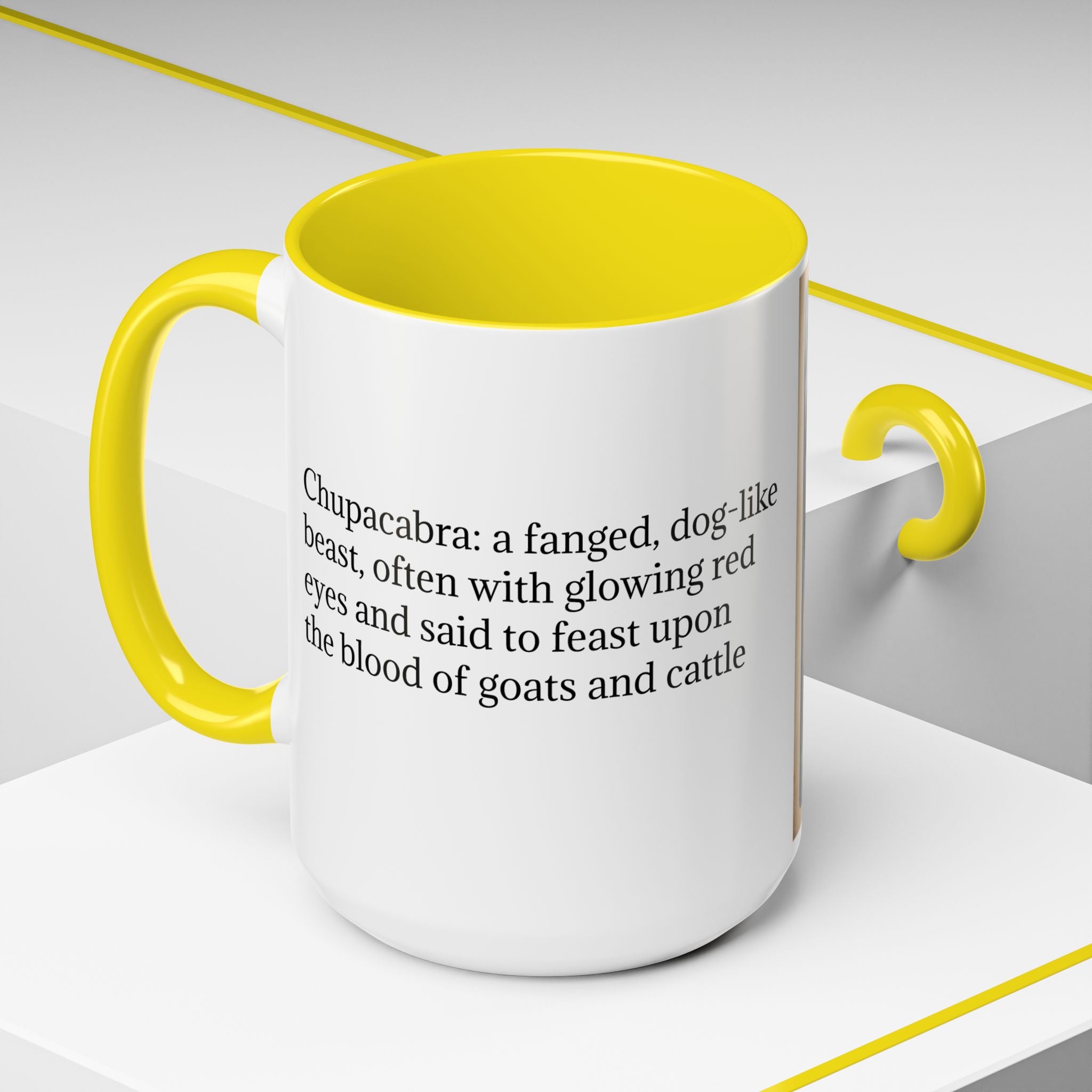 Chupacabra Mug: Supernatural Coffee Cup, Cryptid Beast, Mexican Folklore Gift