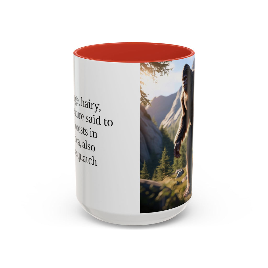 Bigfoot Coffee Cup: Sasquatch Coffee Mug, Pacific Northwest Cryptid, Mythical Creature