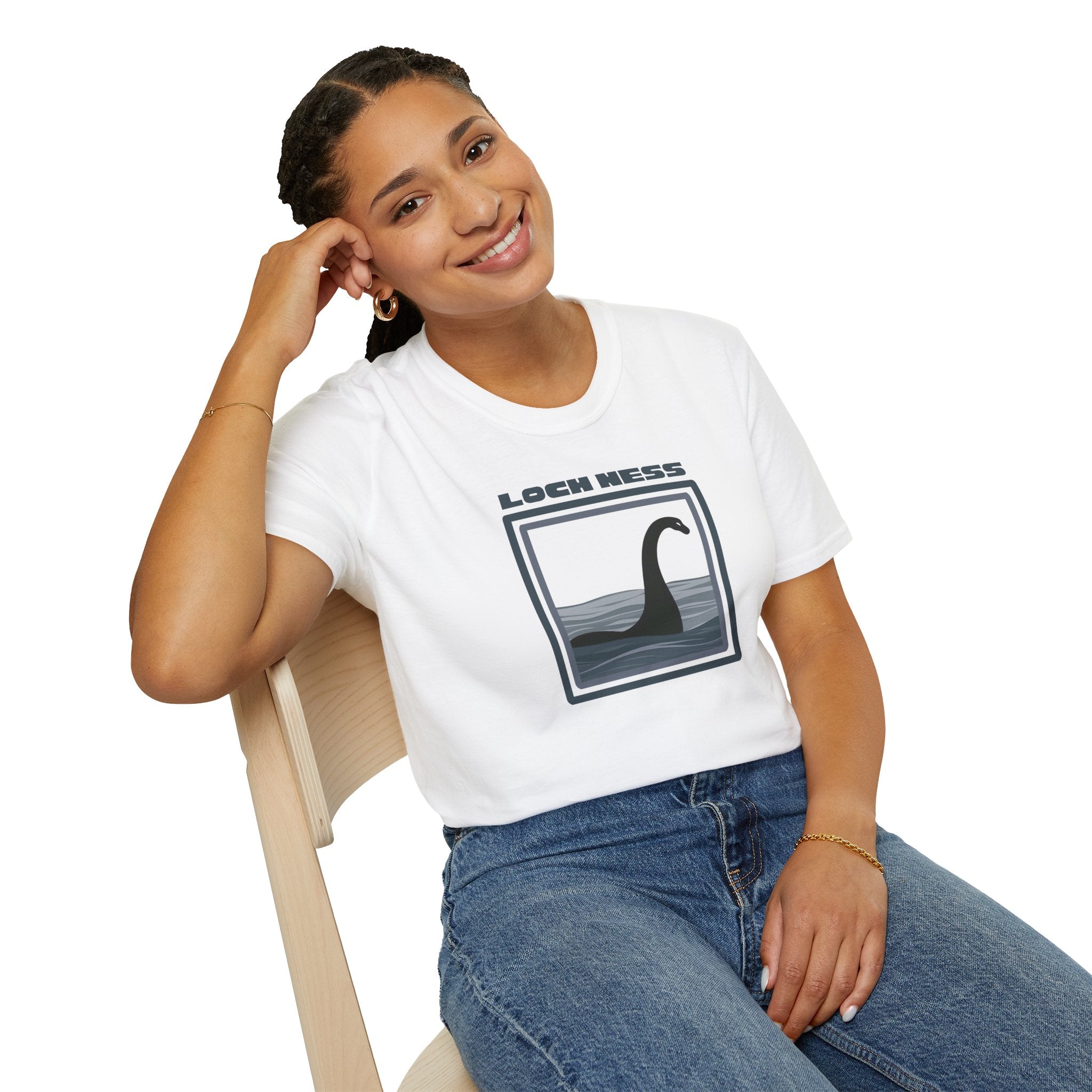 Lochness Monster Shirt: Plesiosaurus Graphic Tee, Nessie T-Shirt, Loch Ness Retro Clothing