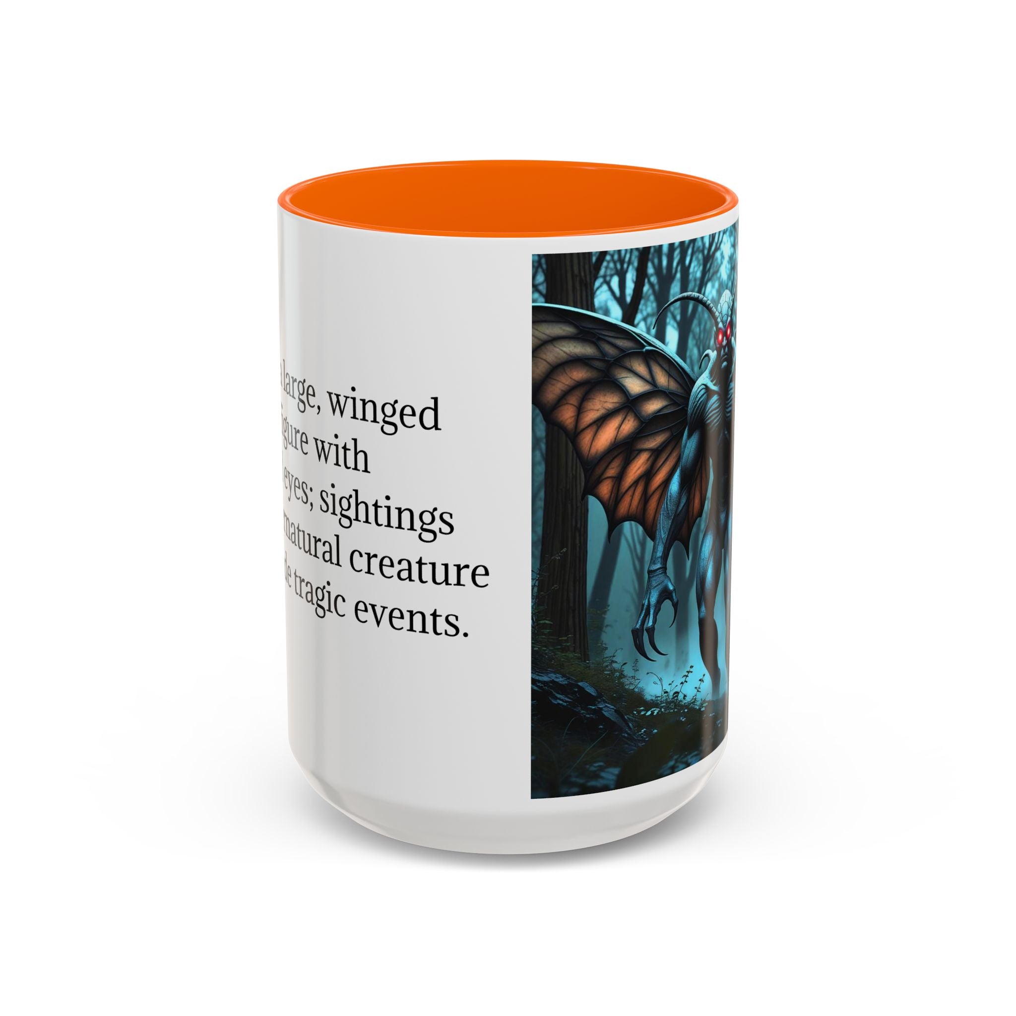 Mothman Mug: Supernatural Coffee Cup, Mythical Creature, Urban Legend (Forrest)