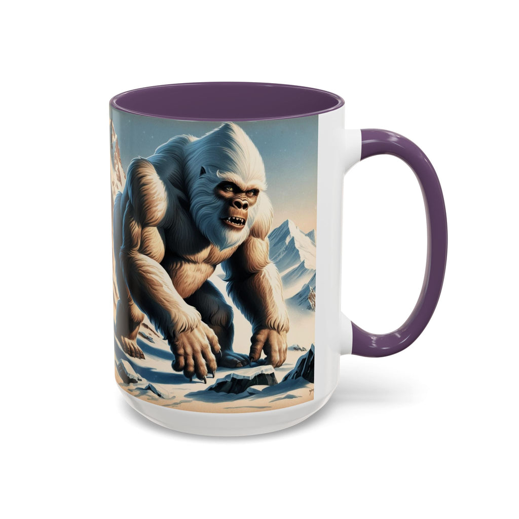 Abominable Snowman Coffee Mug: Himalayan Mountain Yeti, Mythical Creature, Sasquatch Gift